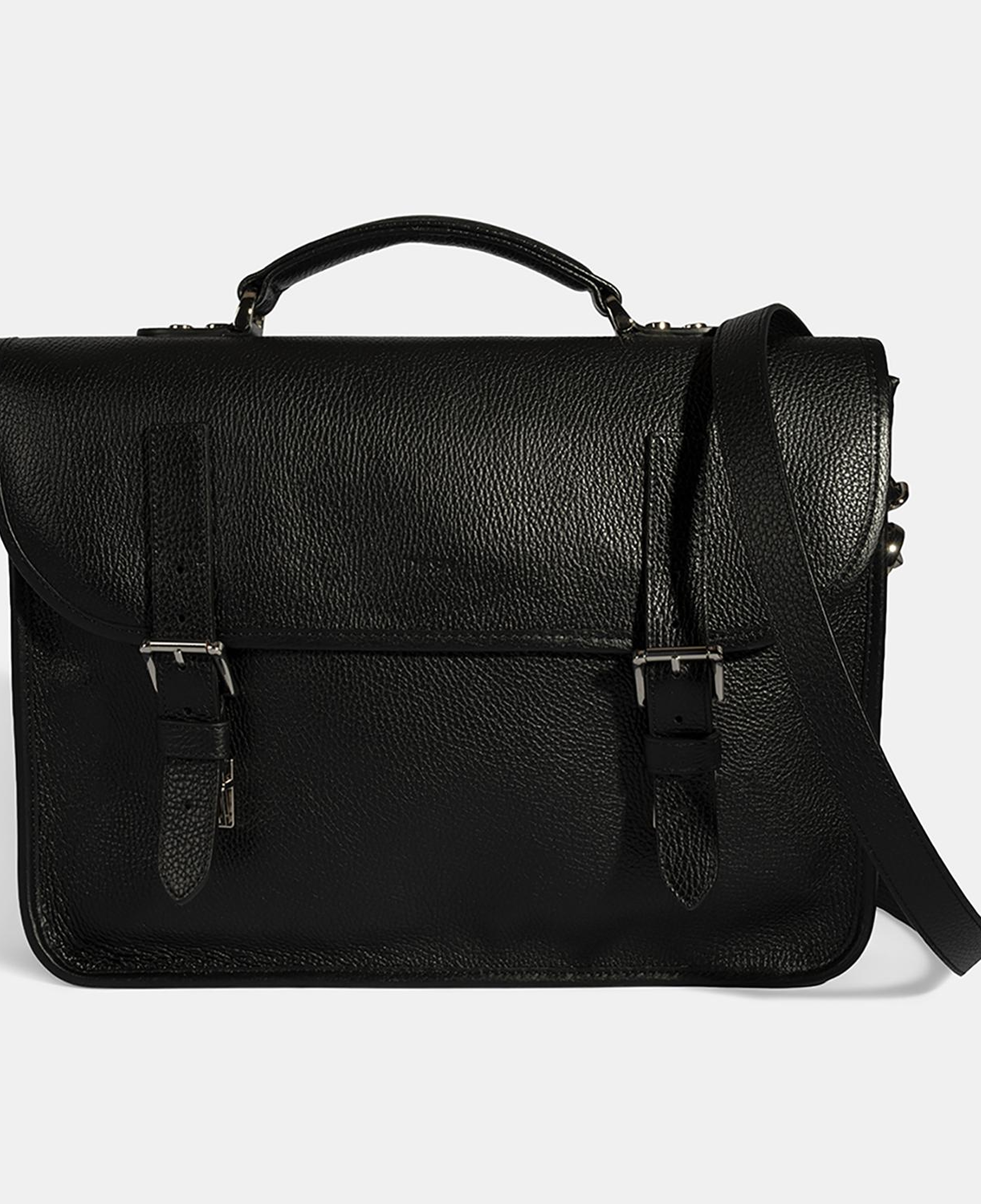 Erkek Siyah Deri Evrak Çantası