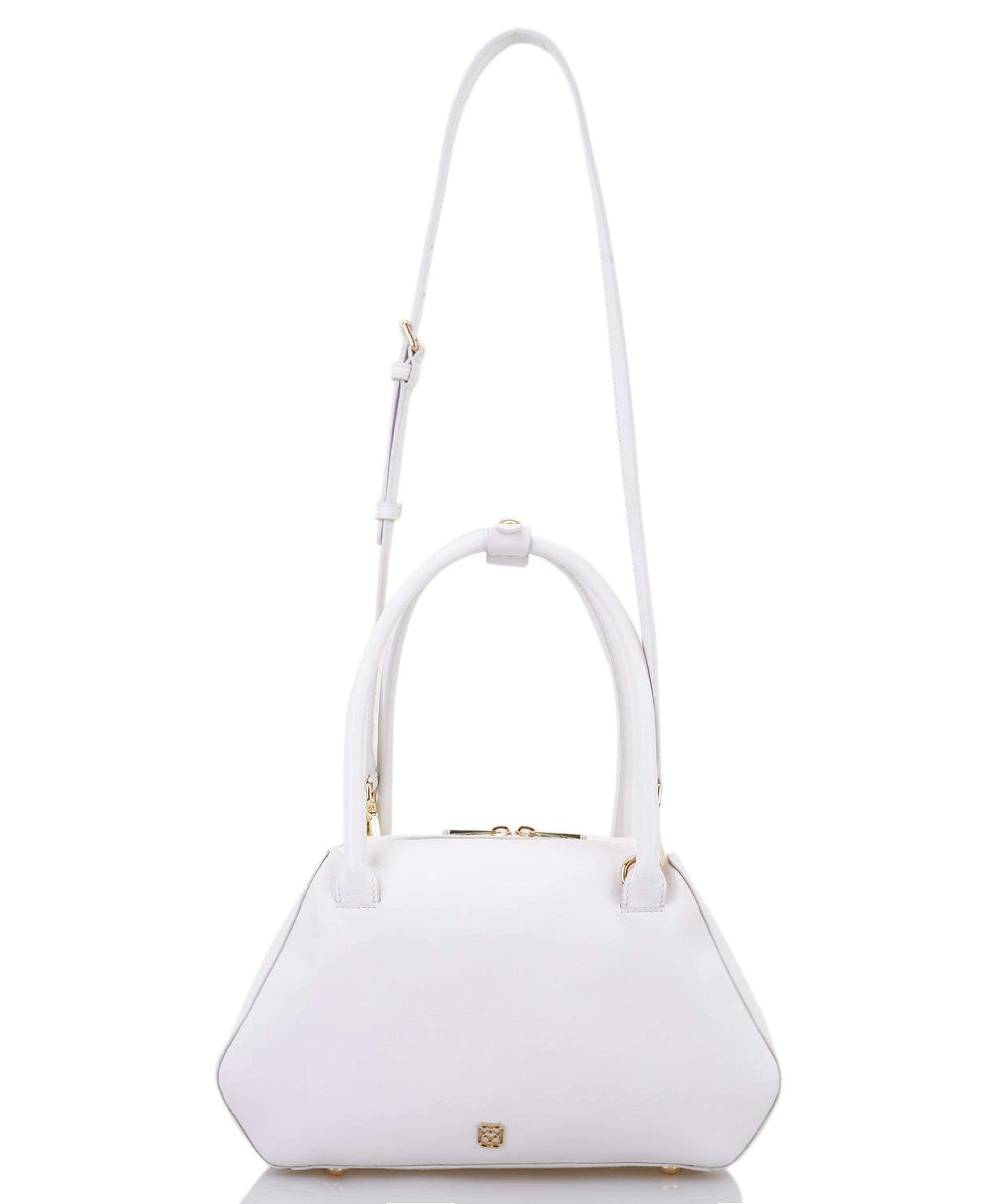 Afsoon Beyaz Kadın Deri Omuz Çantası