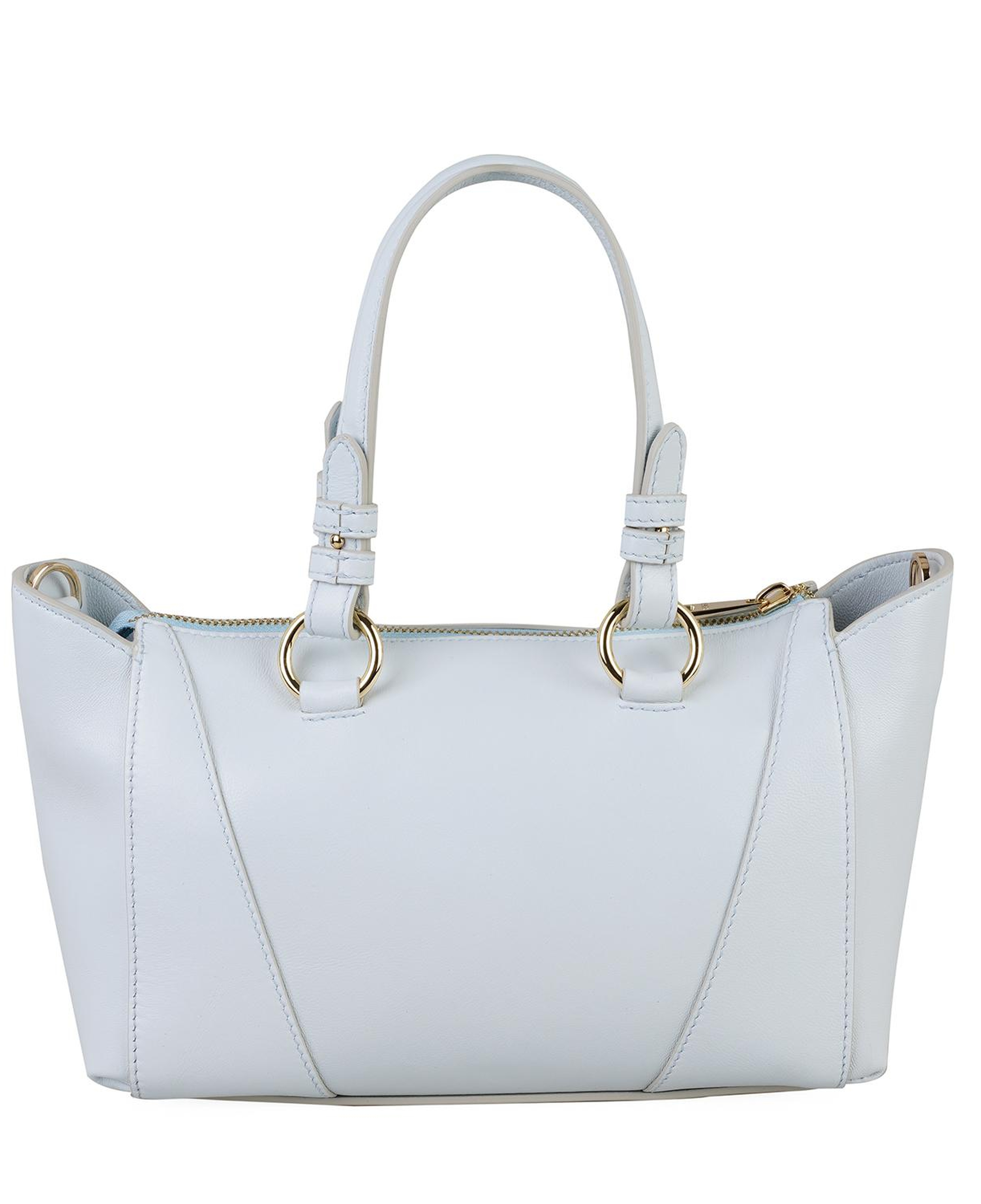 Garten Mavi Kadın Deri El Çantası