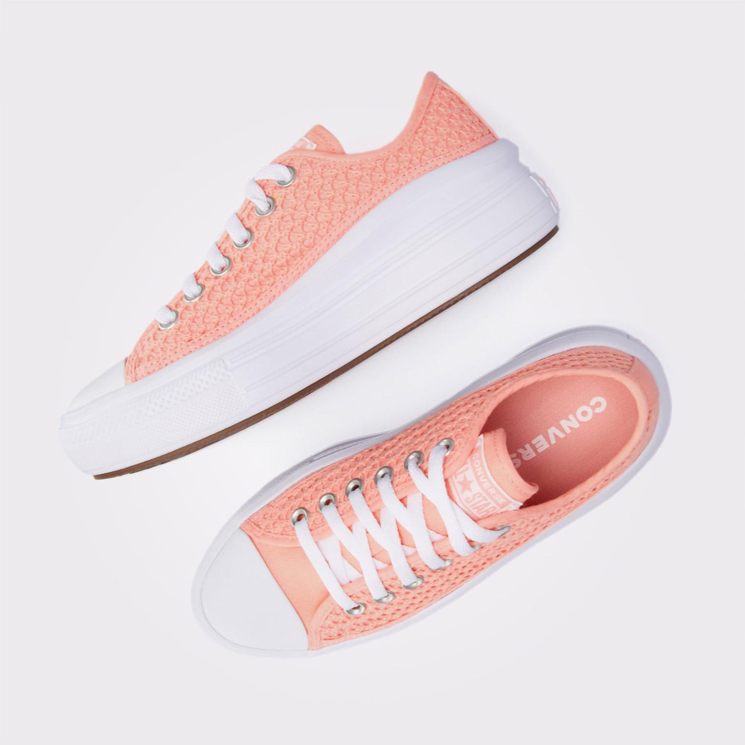Converse Chuck Taylor All Star Move Genç Pembe Platform Sneaker