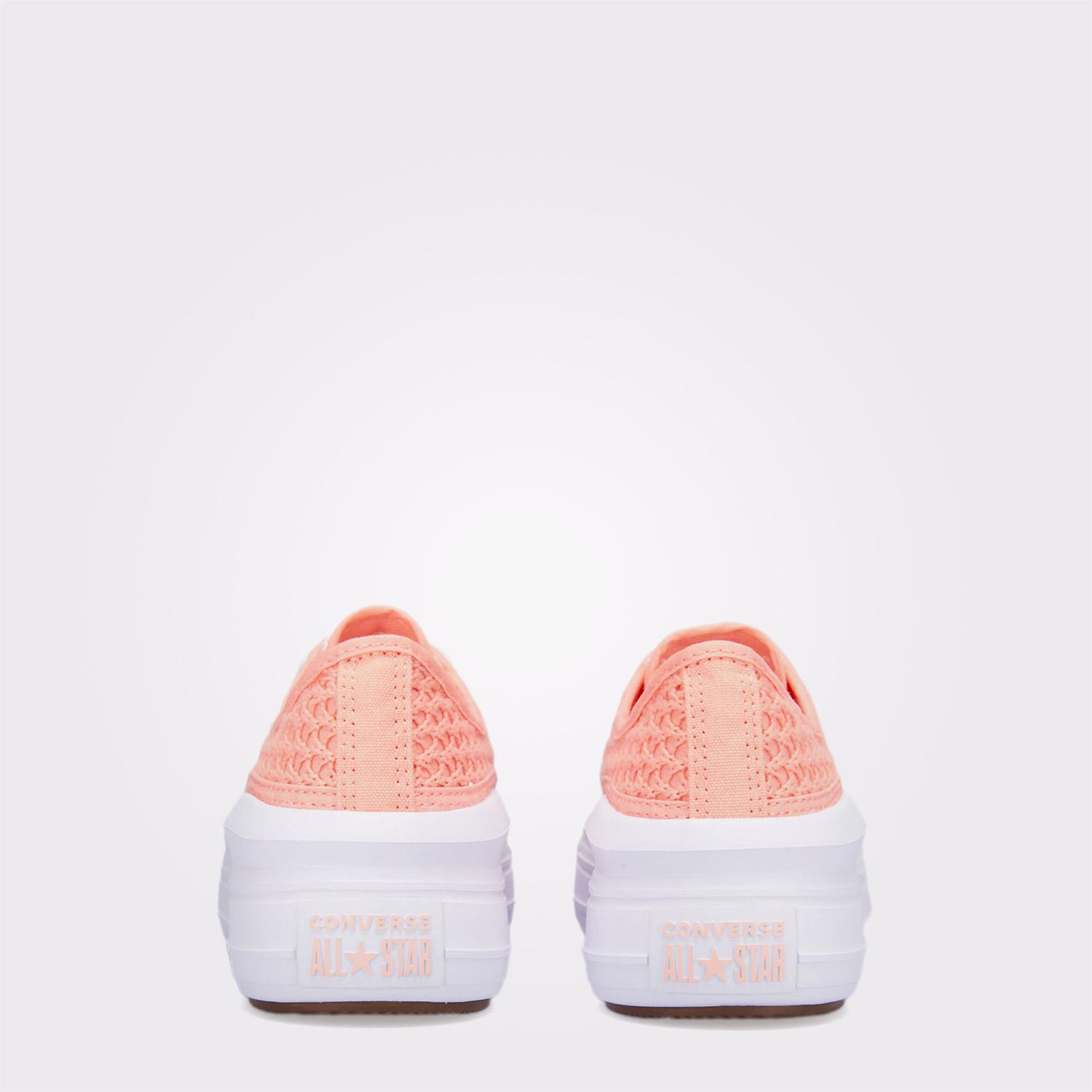 Converse Chuck Taylor All Star Move Genç Pembe Platform Sneaker