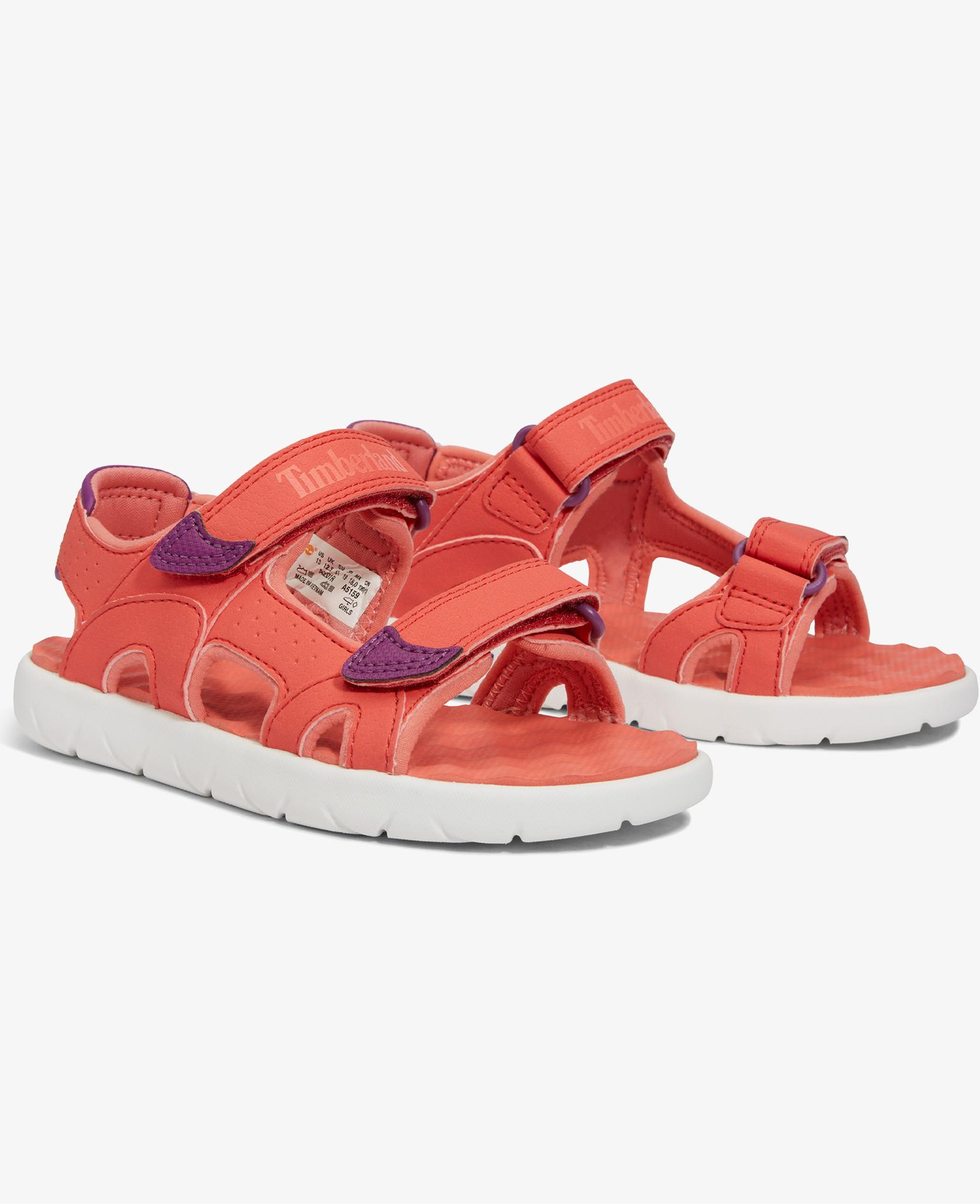Timberland Perkins Row Backstrap Çocuk Kırmızı Sandalet