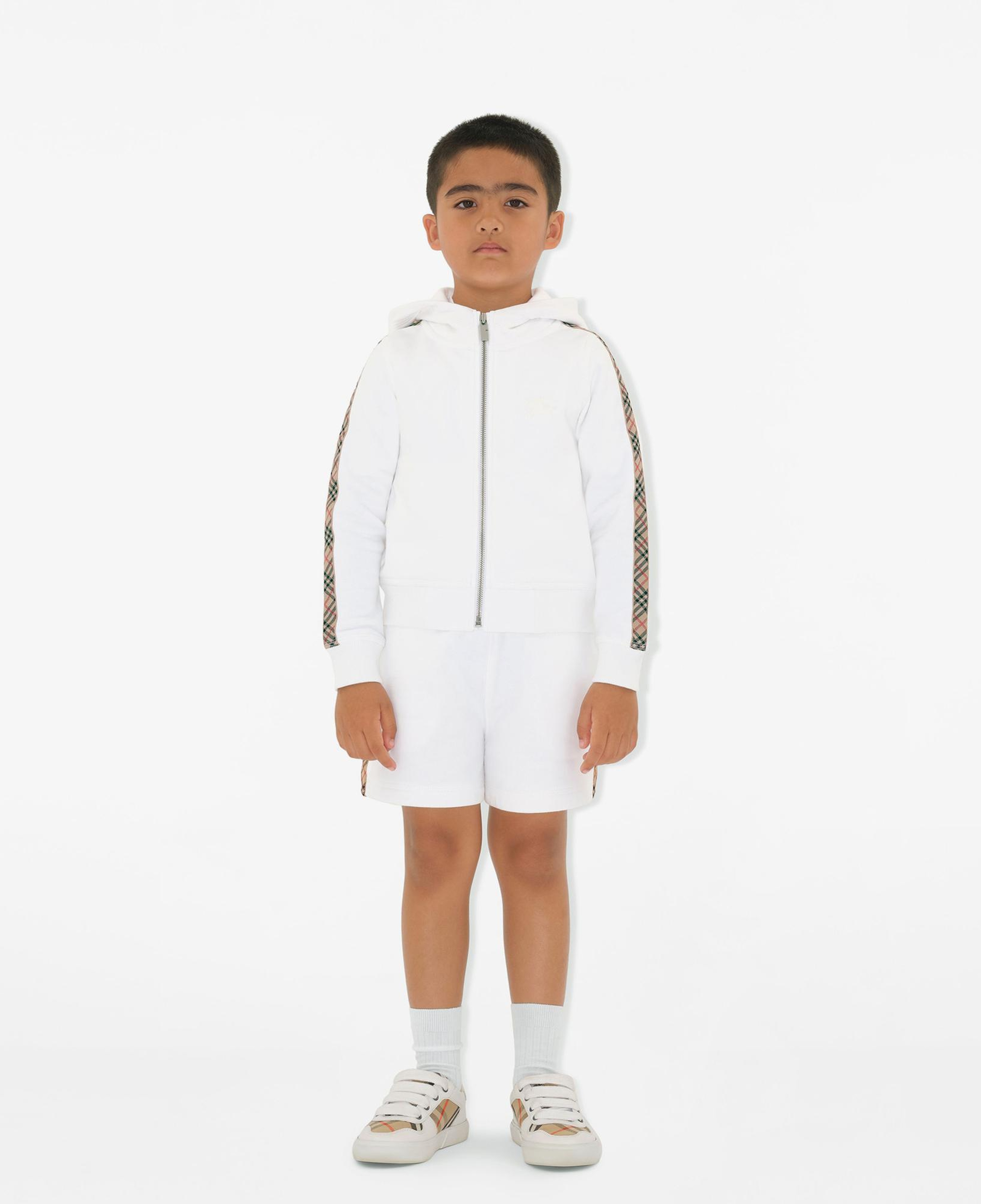 Burberry Çocuk Beyaz Hoodie