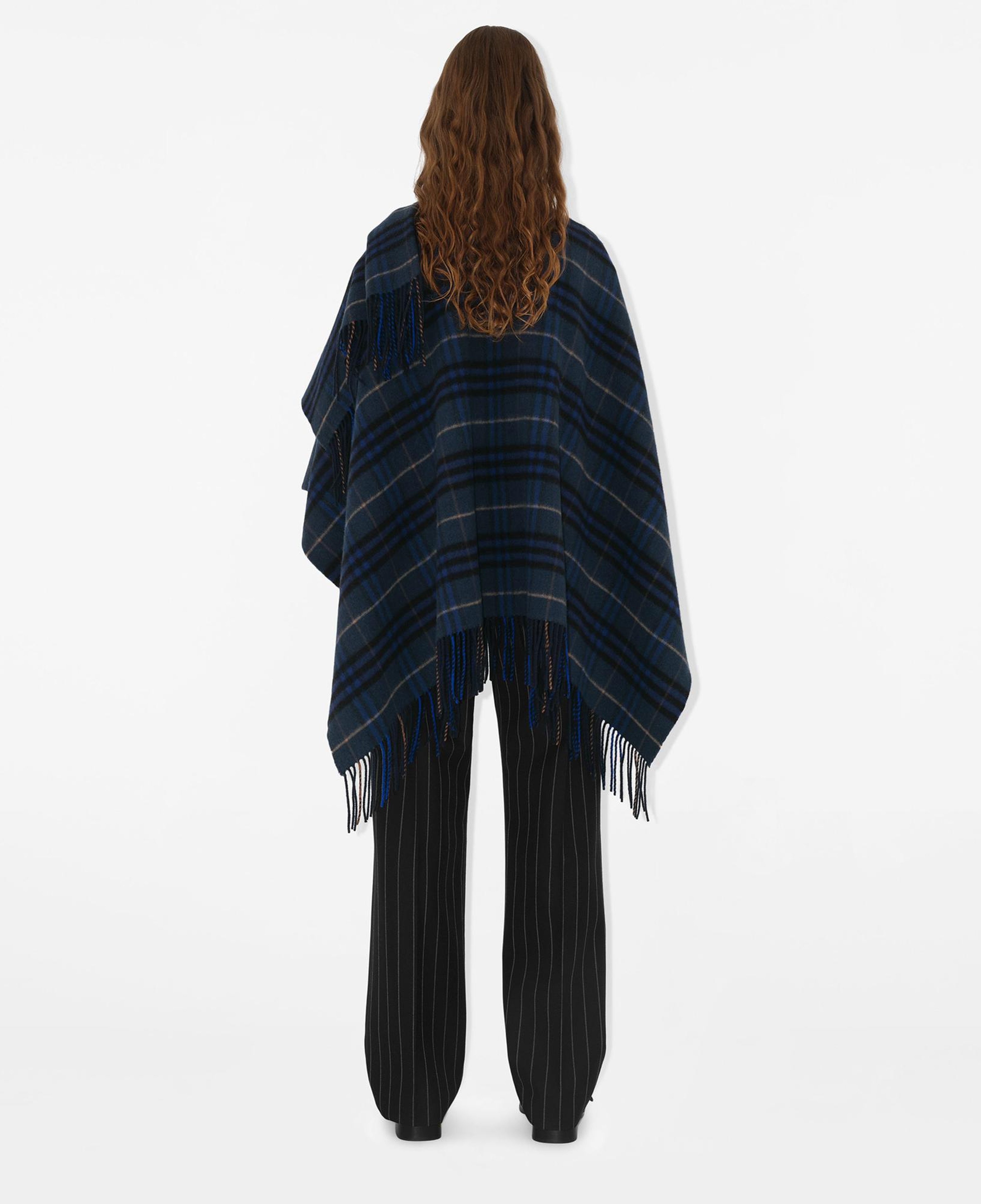 Burberry Charlotte Cape Wool Cashmere Kadın Siyah Panço