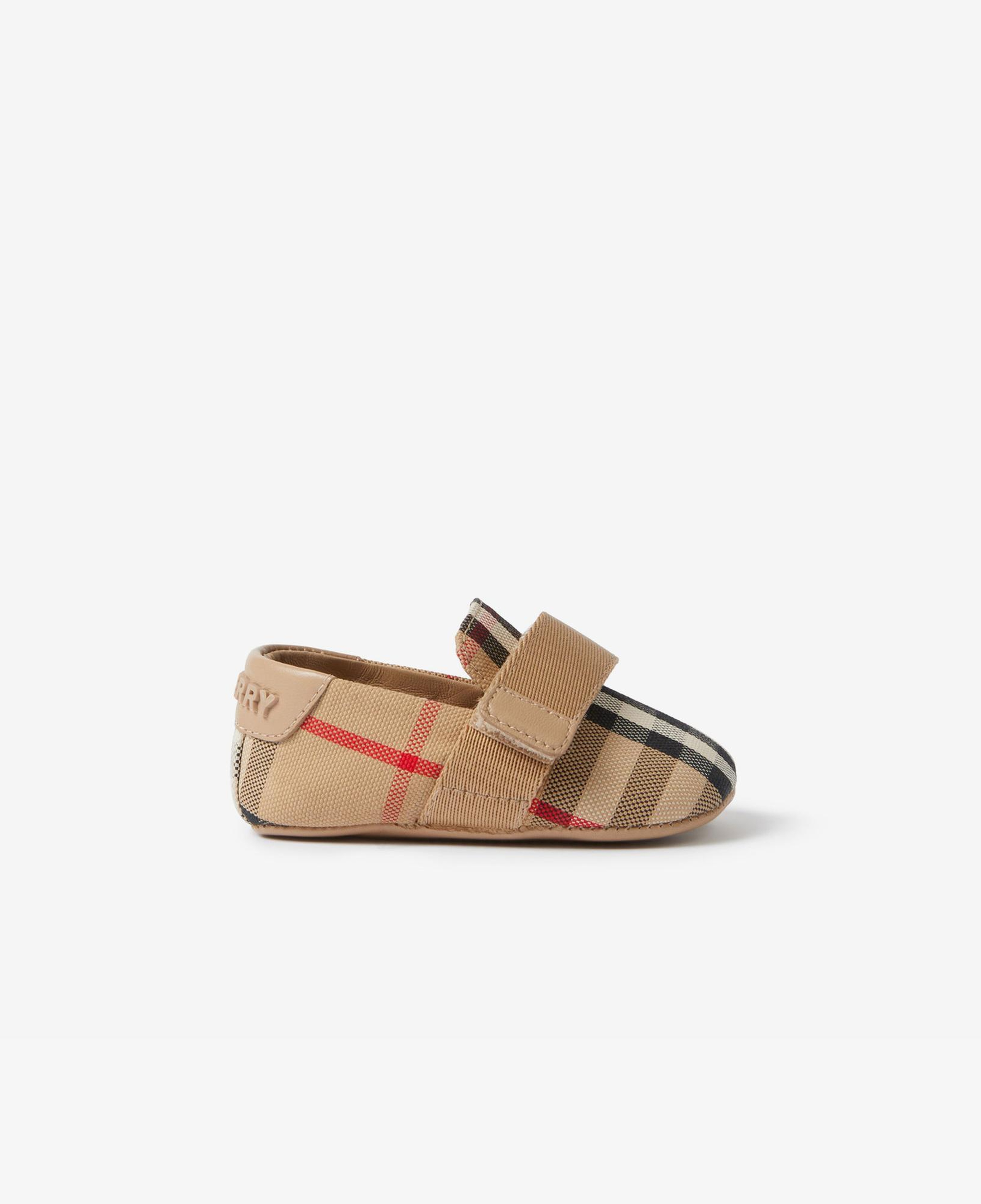 Burberry Josie Cotton Blend Booties Çocuk Bej Sneaker