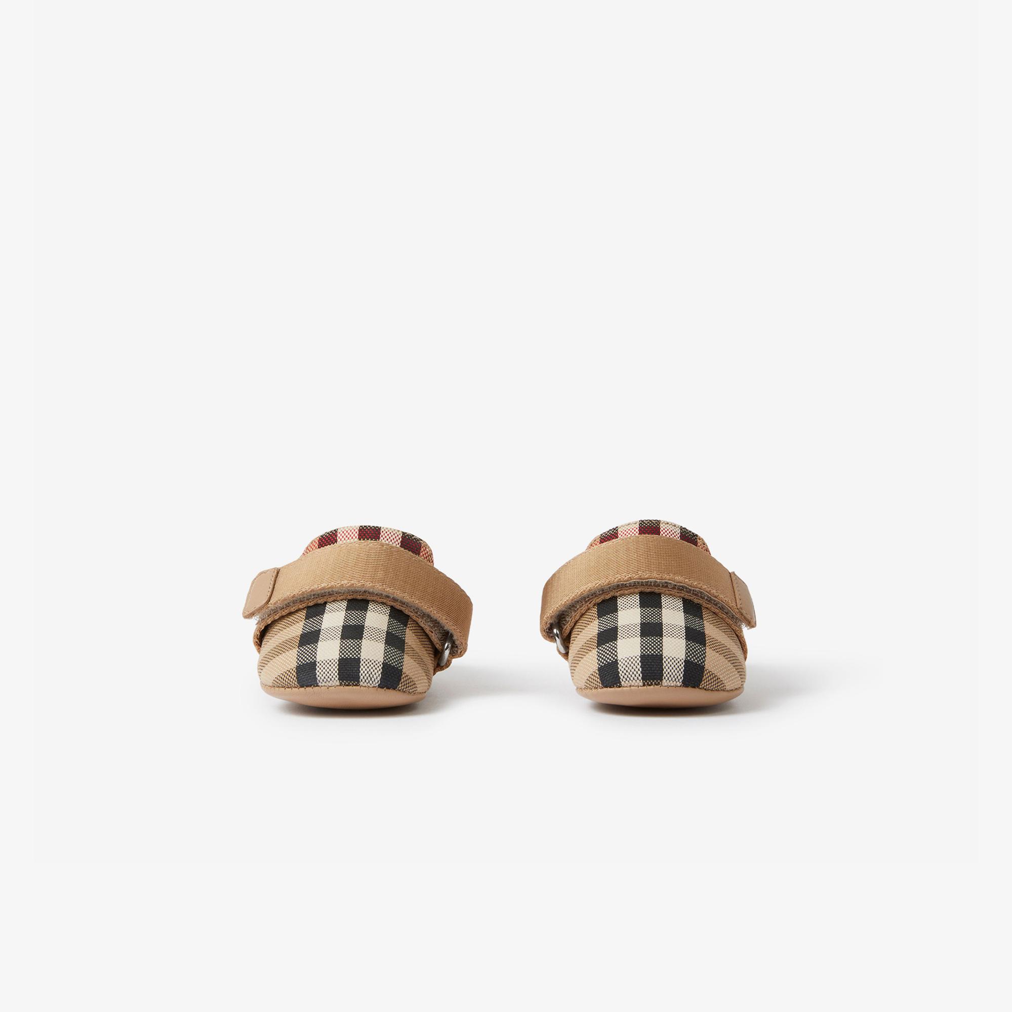 Burberry Josie Cotton Blend Booties Çocuk Bej Sneaker