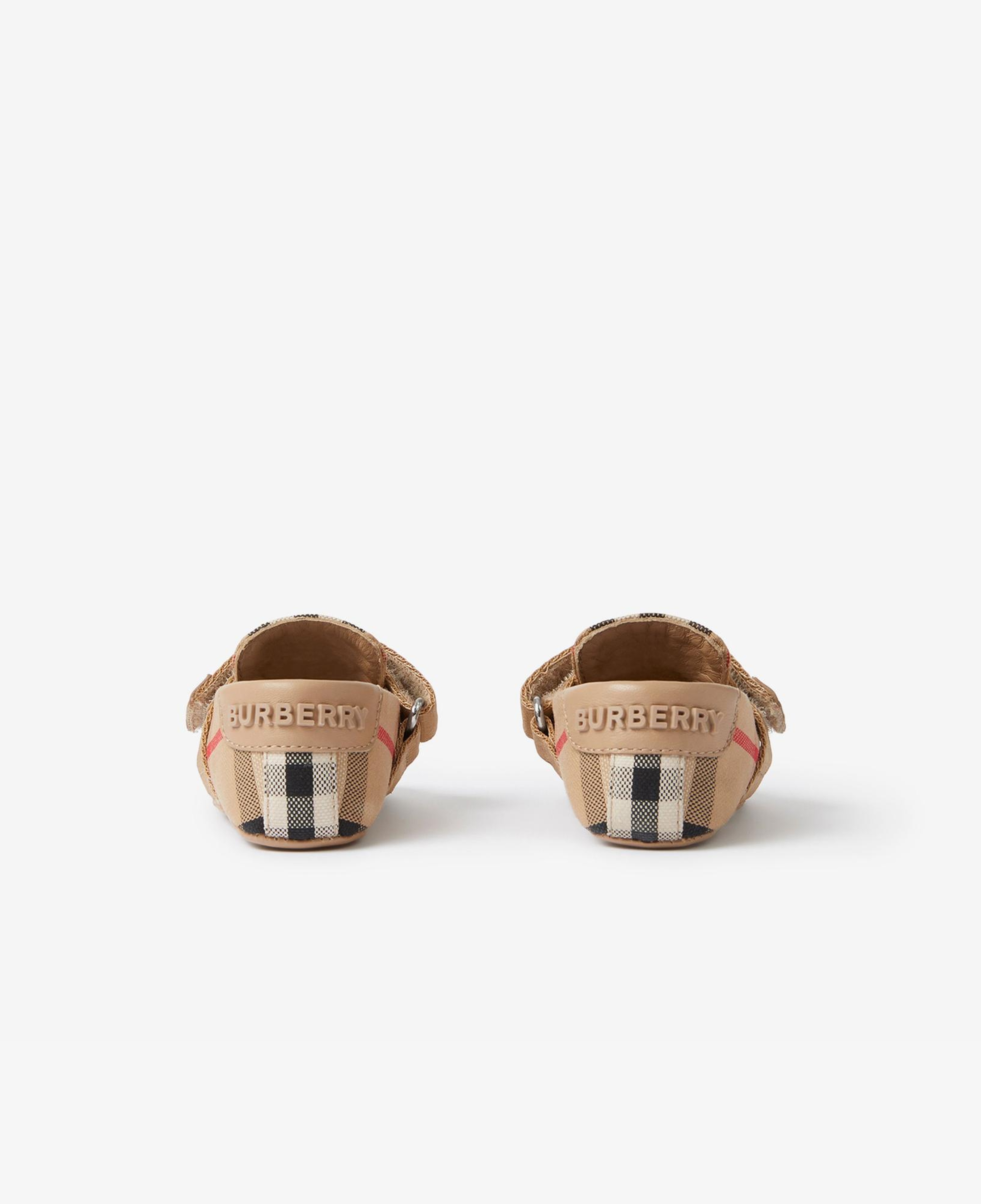 Burberry Josie Cotton Blend Booties Çocuk Bej Sneaker