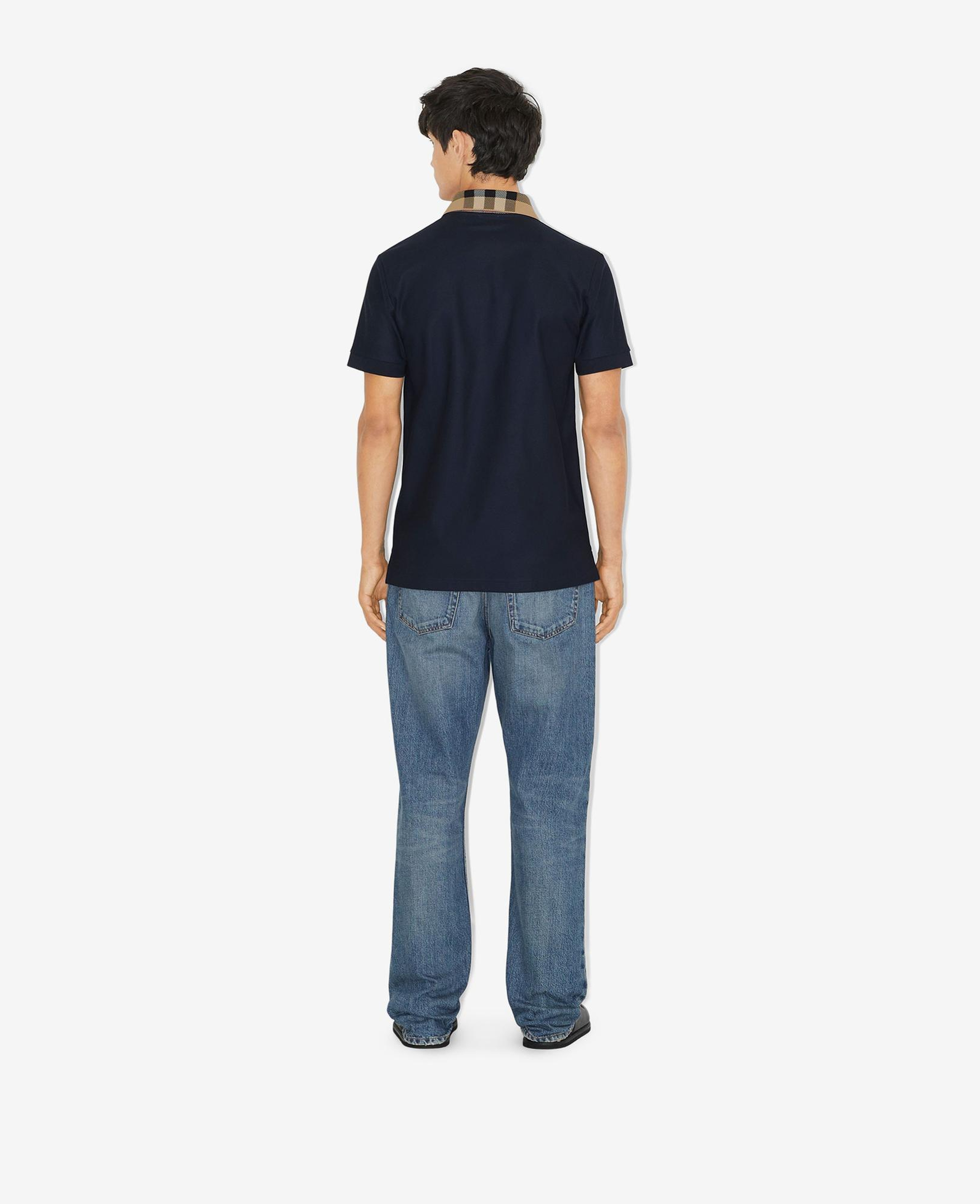 Burberry Pamuklu Erkek Lacivert Polo