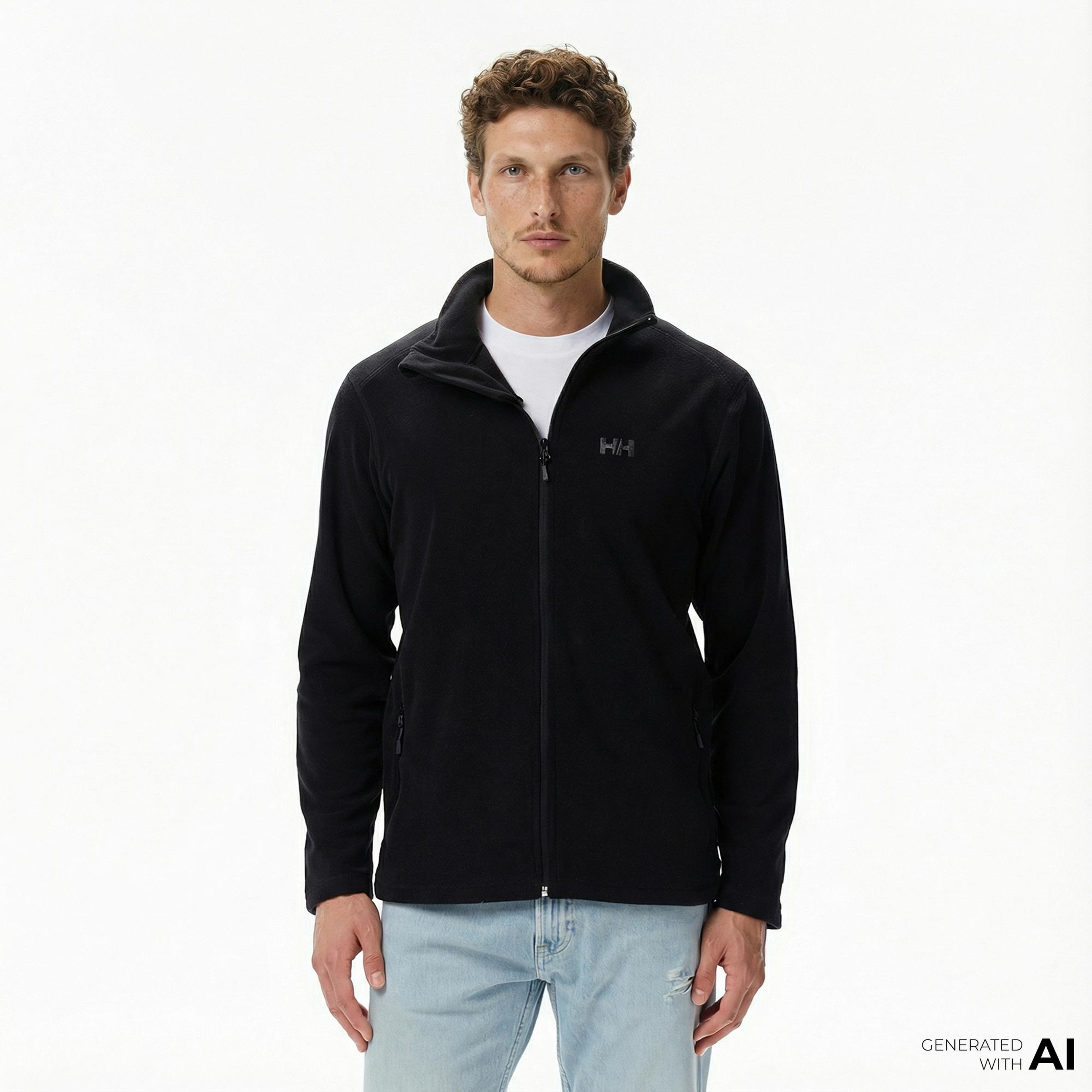 Helly Hansen Fullzip Polar Erkek Siyah Ceket