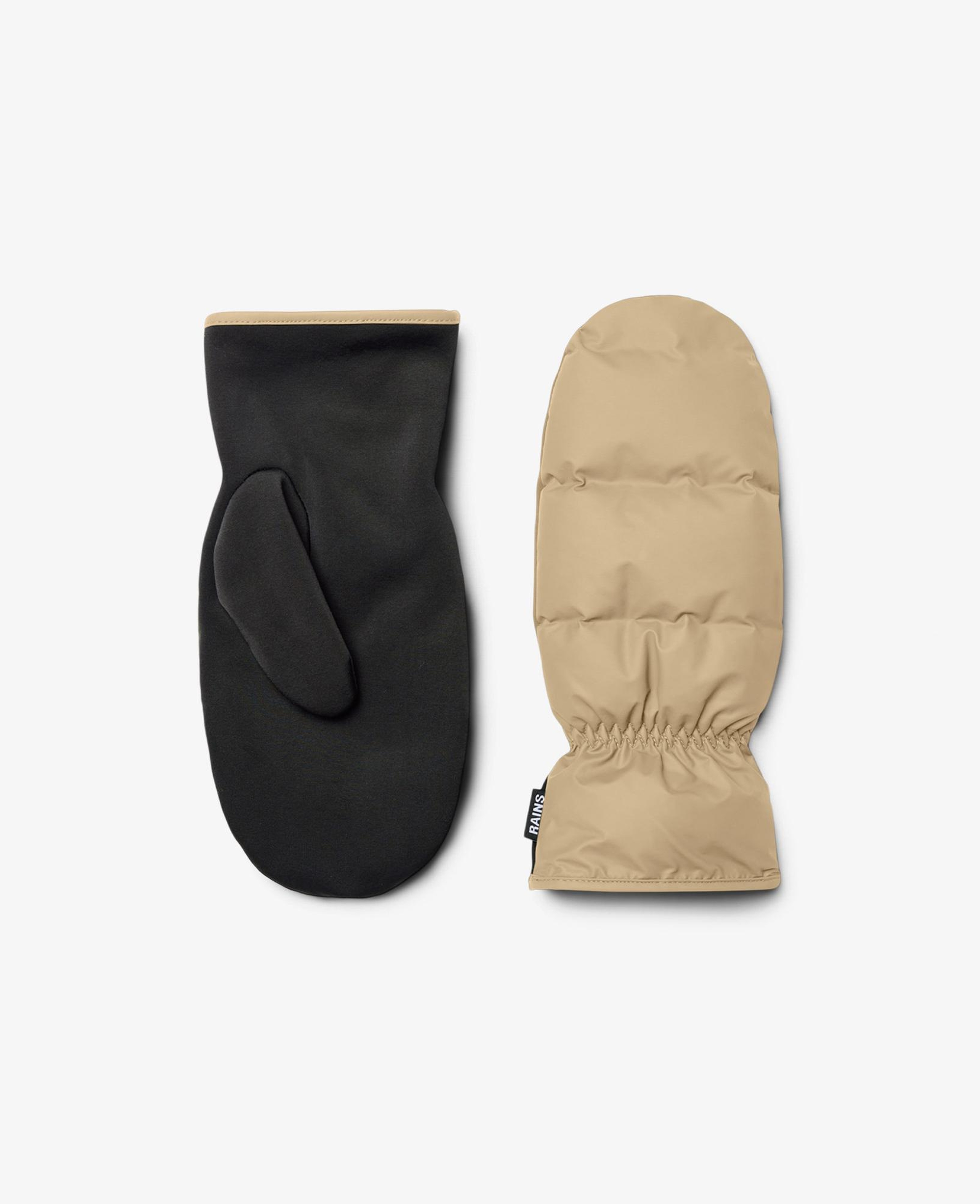Rains Lohja Puffer Mittens W1T2 Unisex Bej Eldiven
