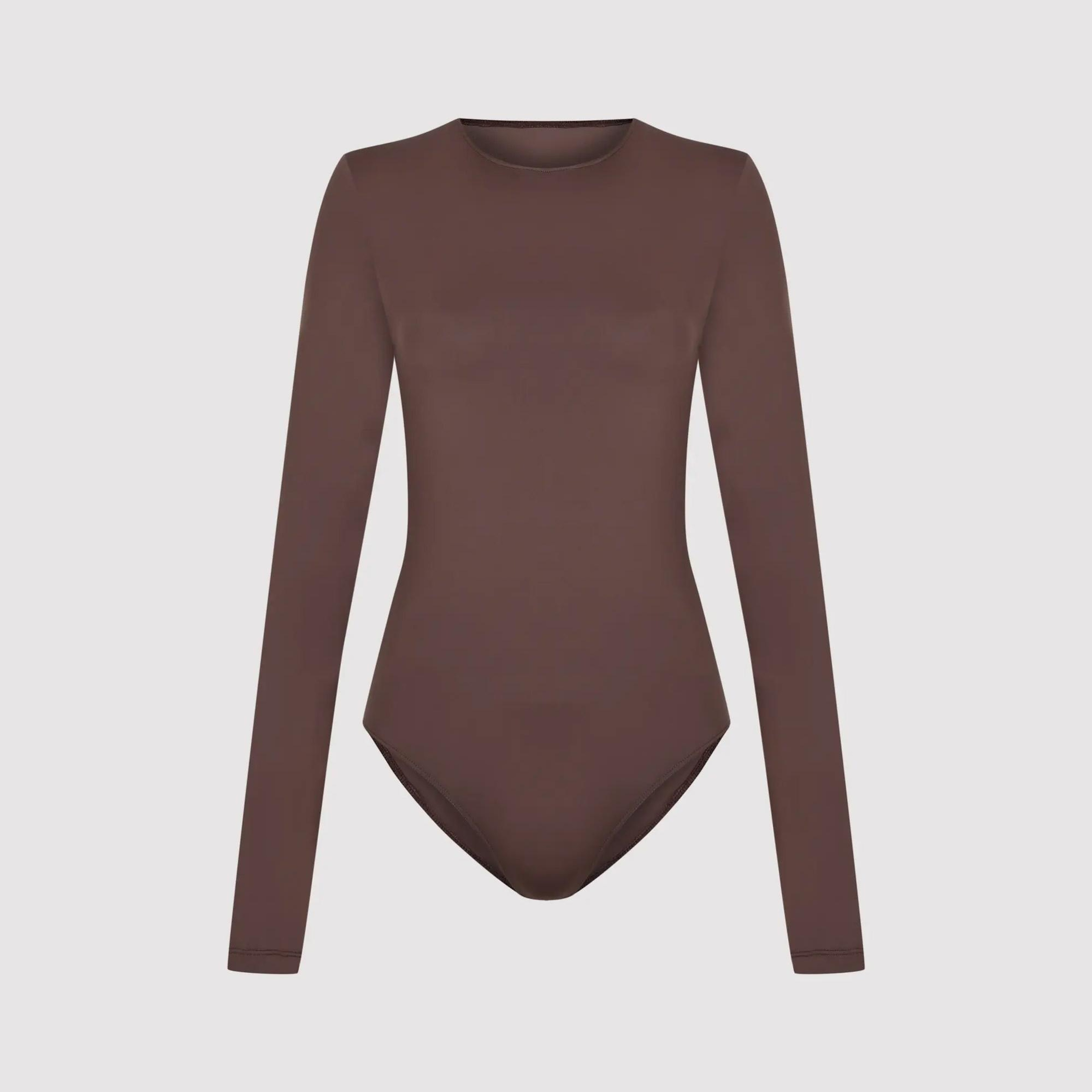 Fabby Kadın Kahverengi Bodysuit