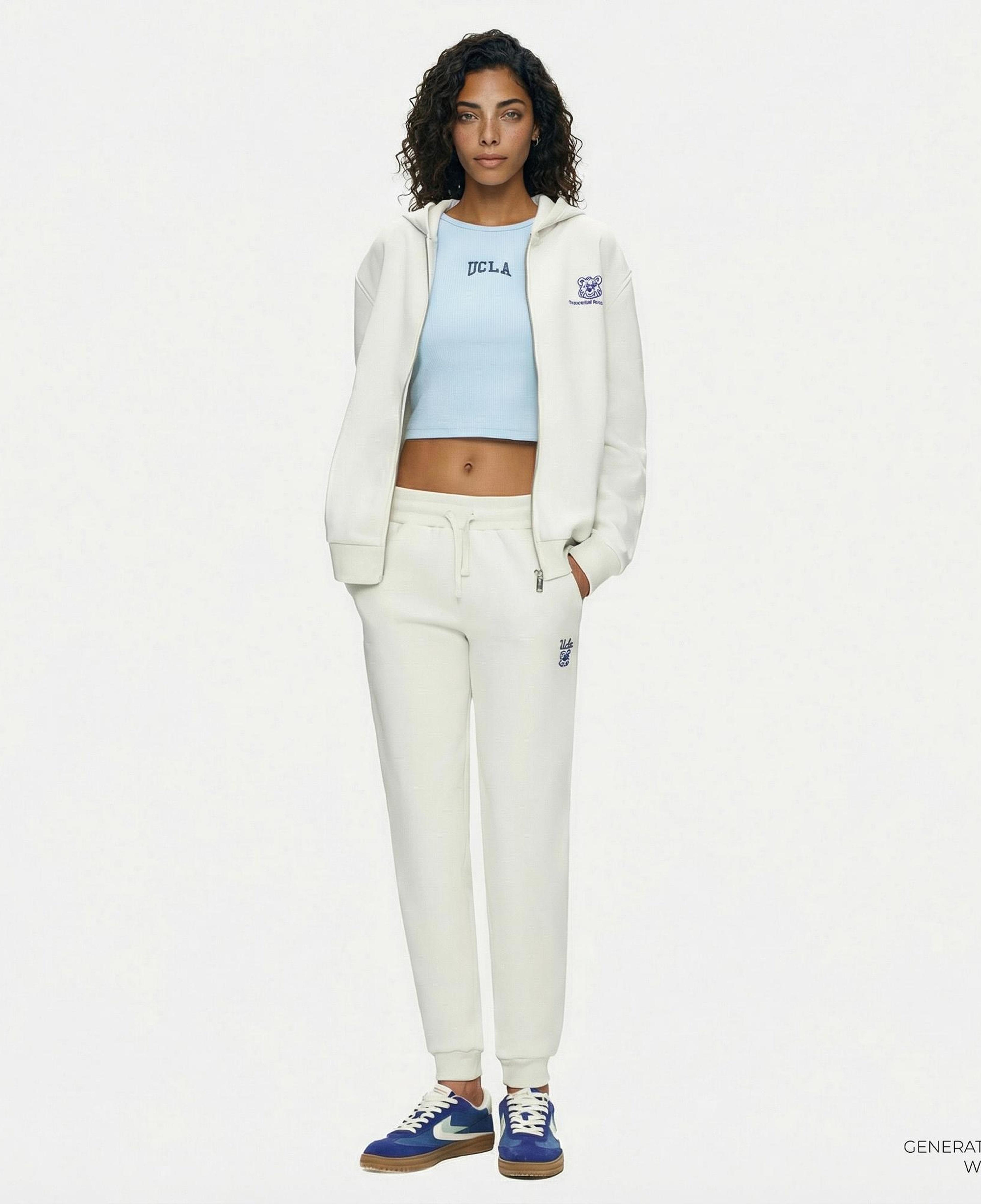 Ucla Marais Kadın Krem Rengi Eşofman Altı