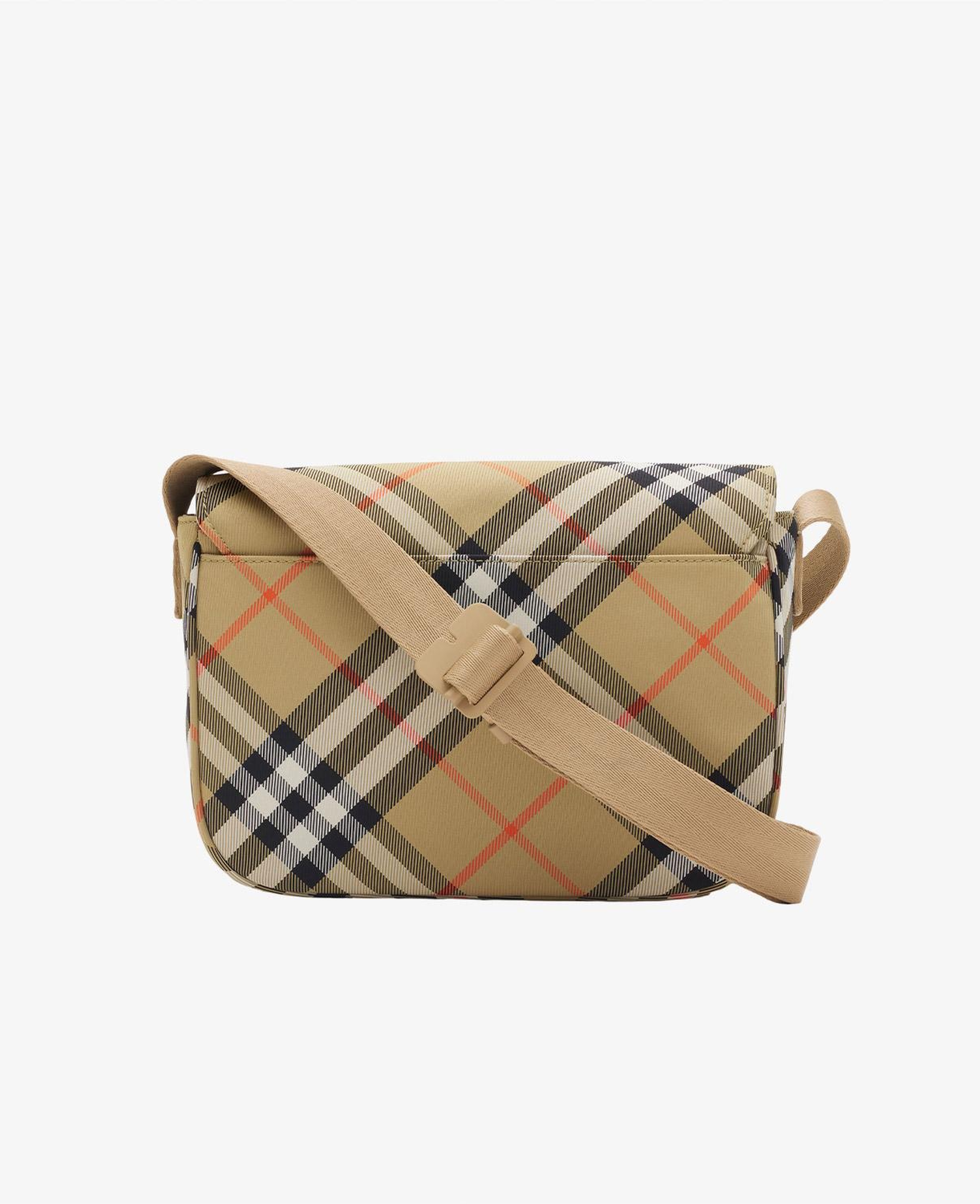 Burberry Check Messenger Çocuk Bej Çapraz Çantası