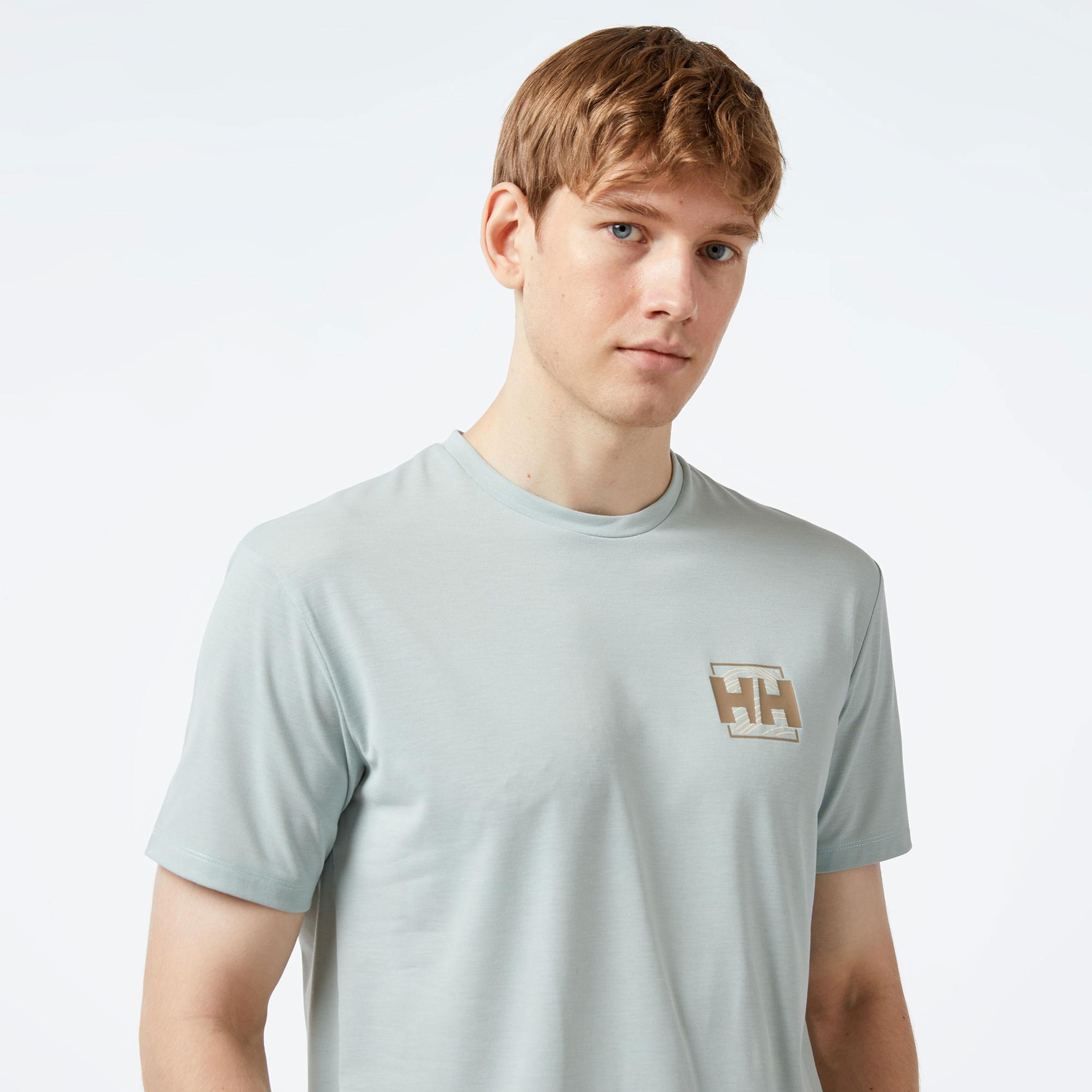 Helly Hansen Skog Recycled Graphıc Erkek Yeşil T-Shirt