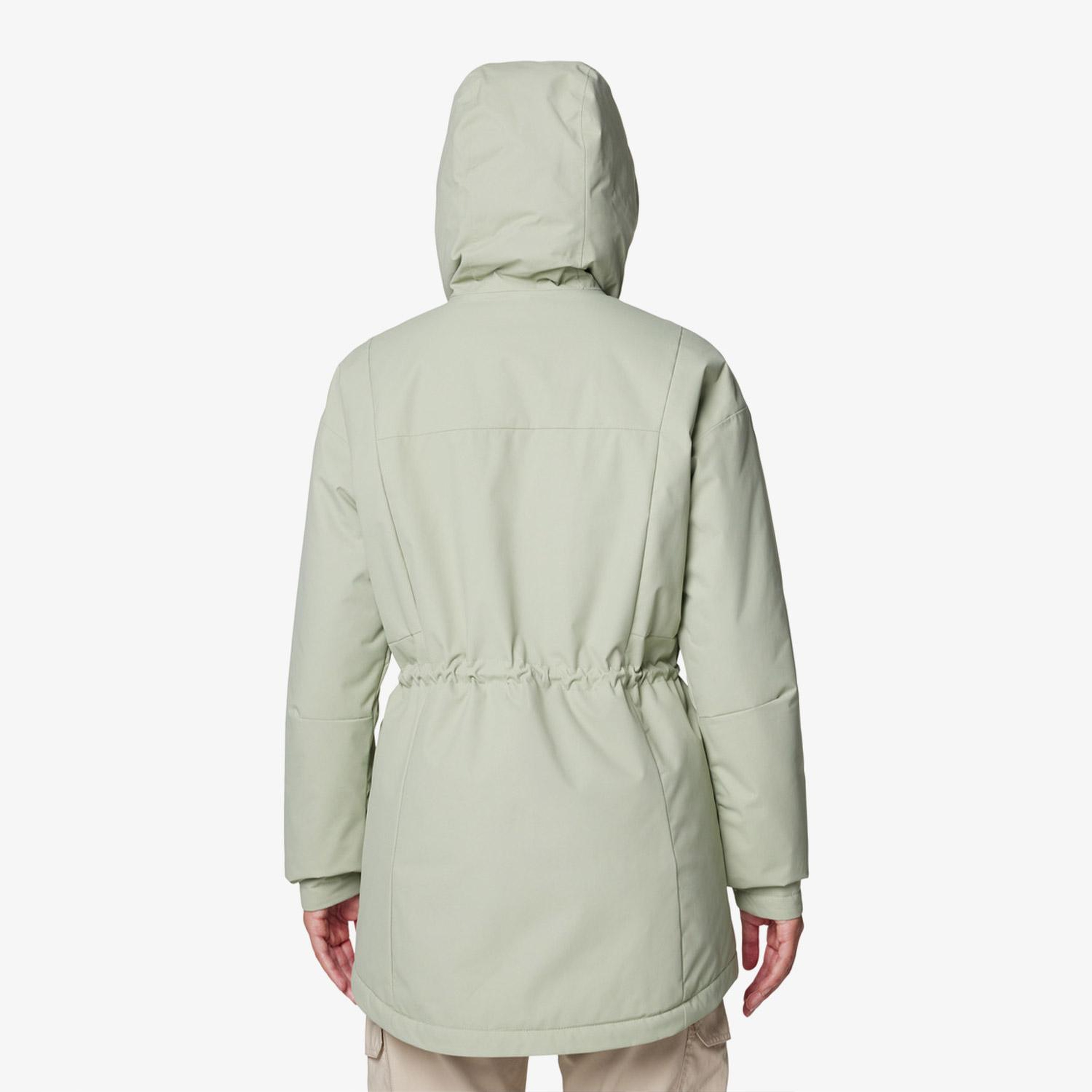 Columbia Siyah Hikebound II Long Insulated Kadın Yeşil Mont