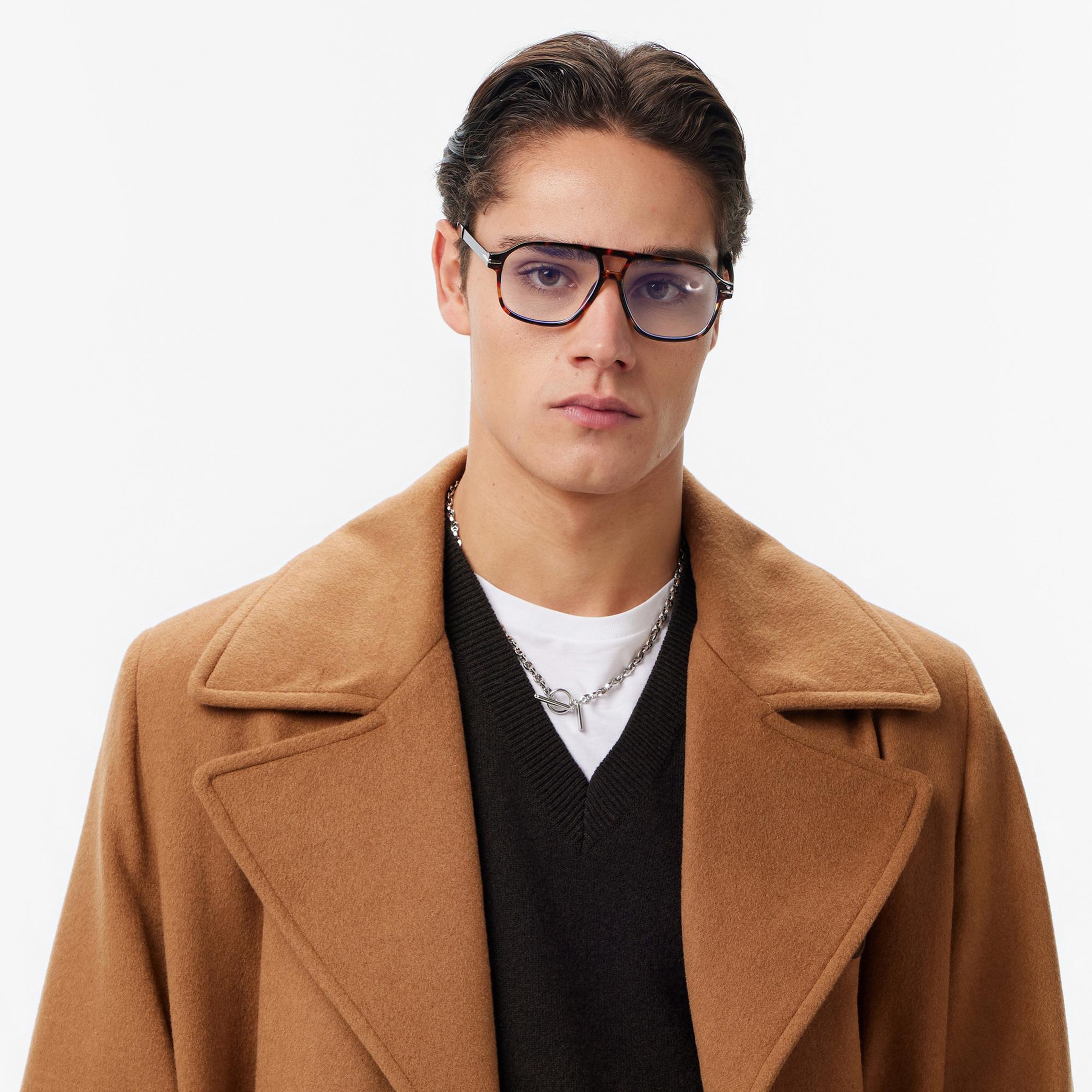 Les Benjamins Regular Fit Erkek Kahverengi Ceket