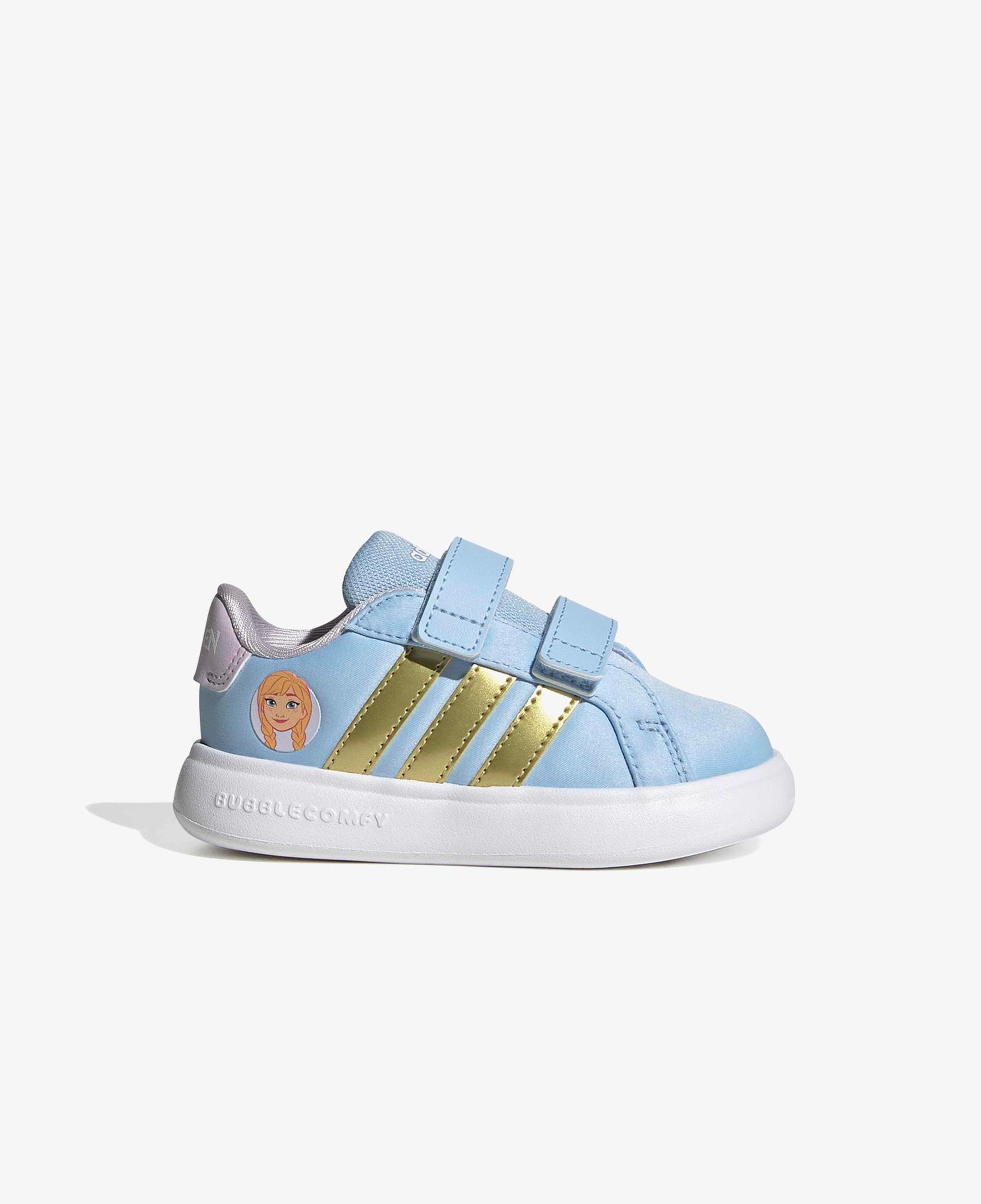 adidas x Disney Grand Court Anna Bebek Mavi Spor Ayakkabı
