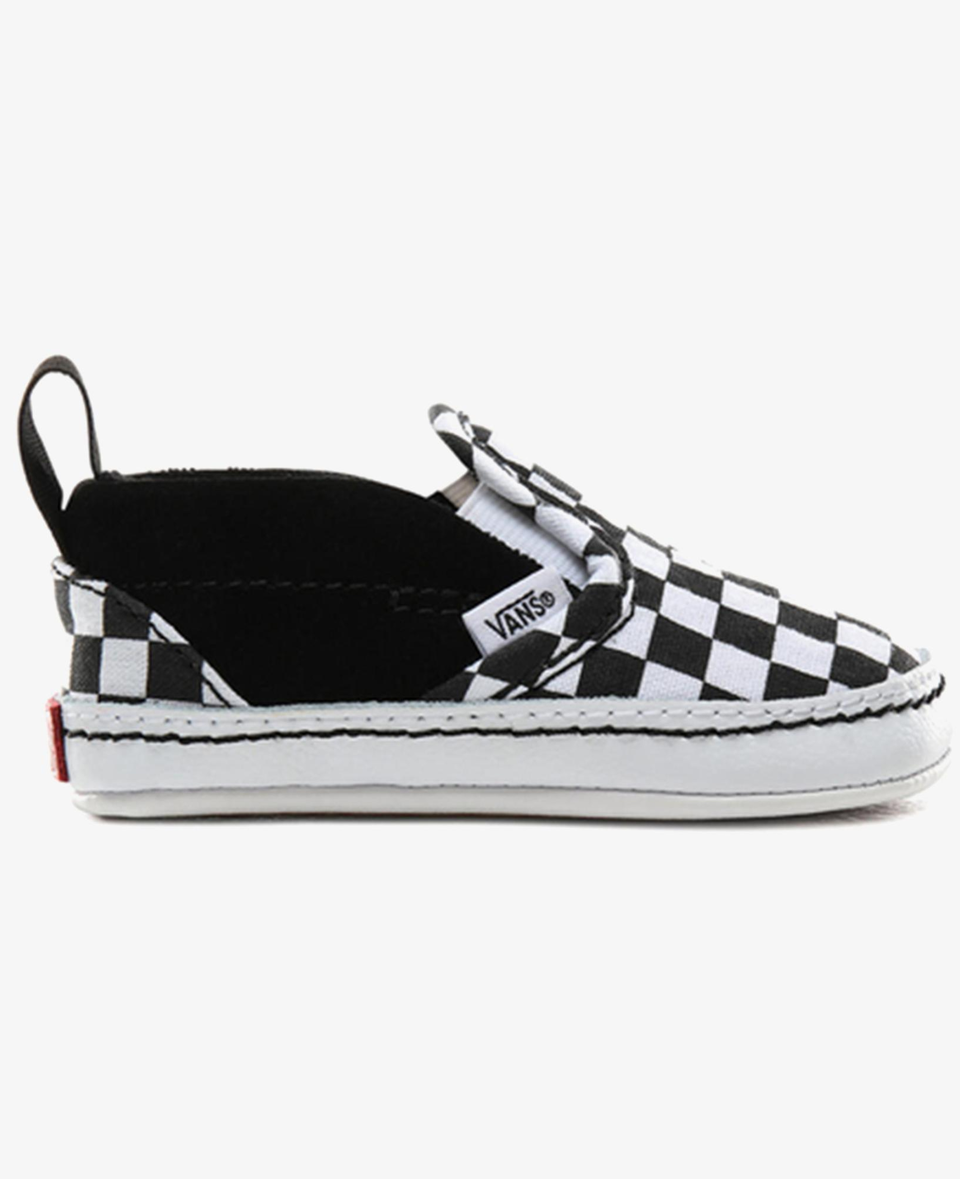 Vans Checker Slip On Bebek Siyah Sneaker