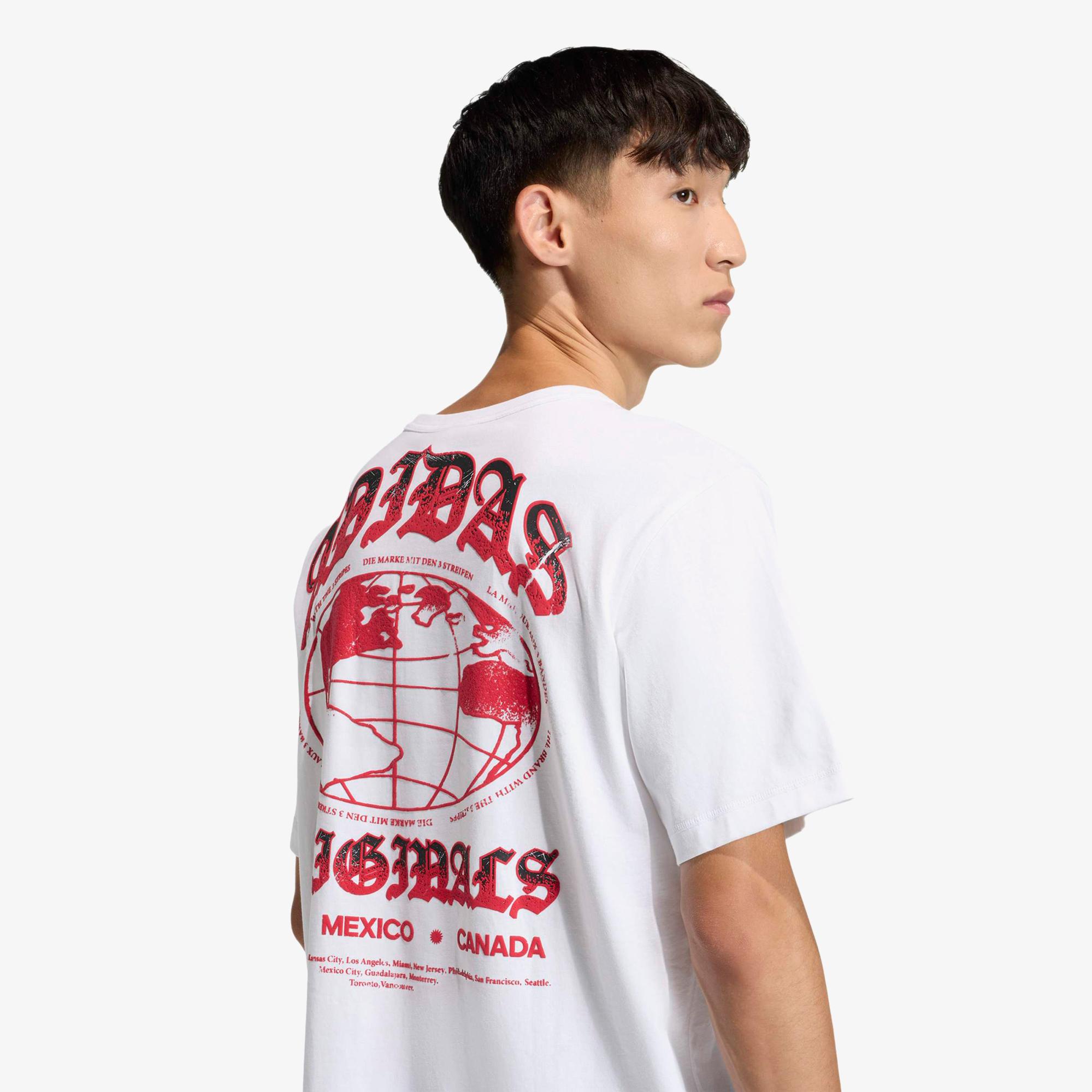 adidas Originals GFX Erkek Beyaz T-Shirt