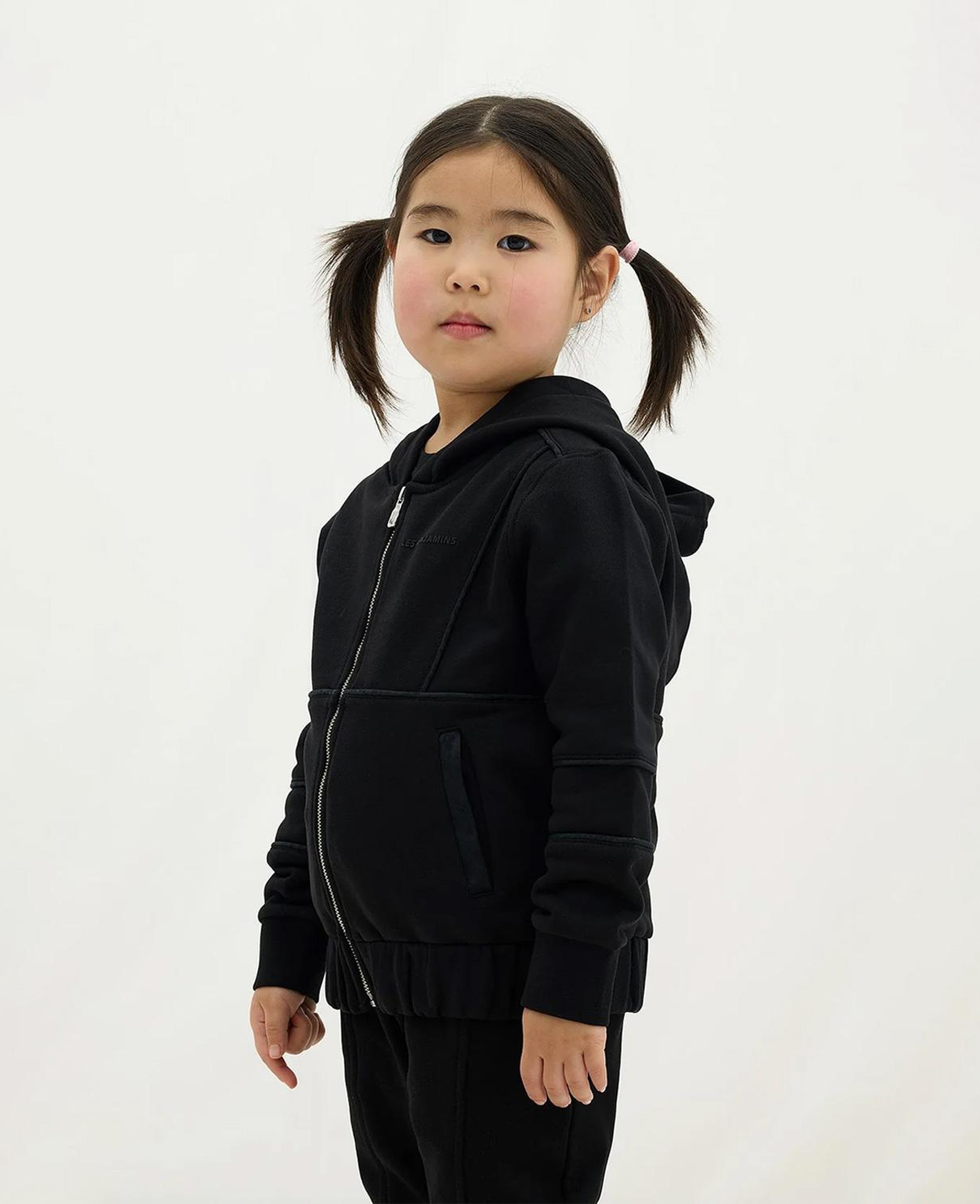 Les Benjamins Zip 401 Çocuk Siyah Hoodie