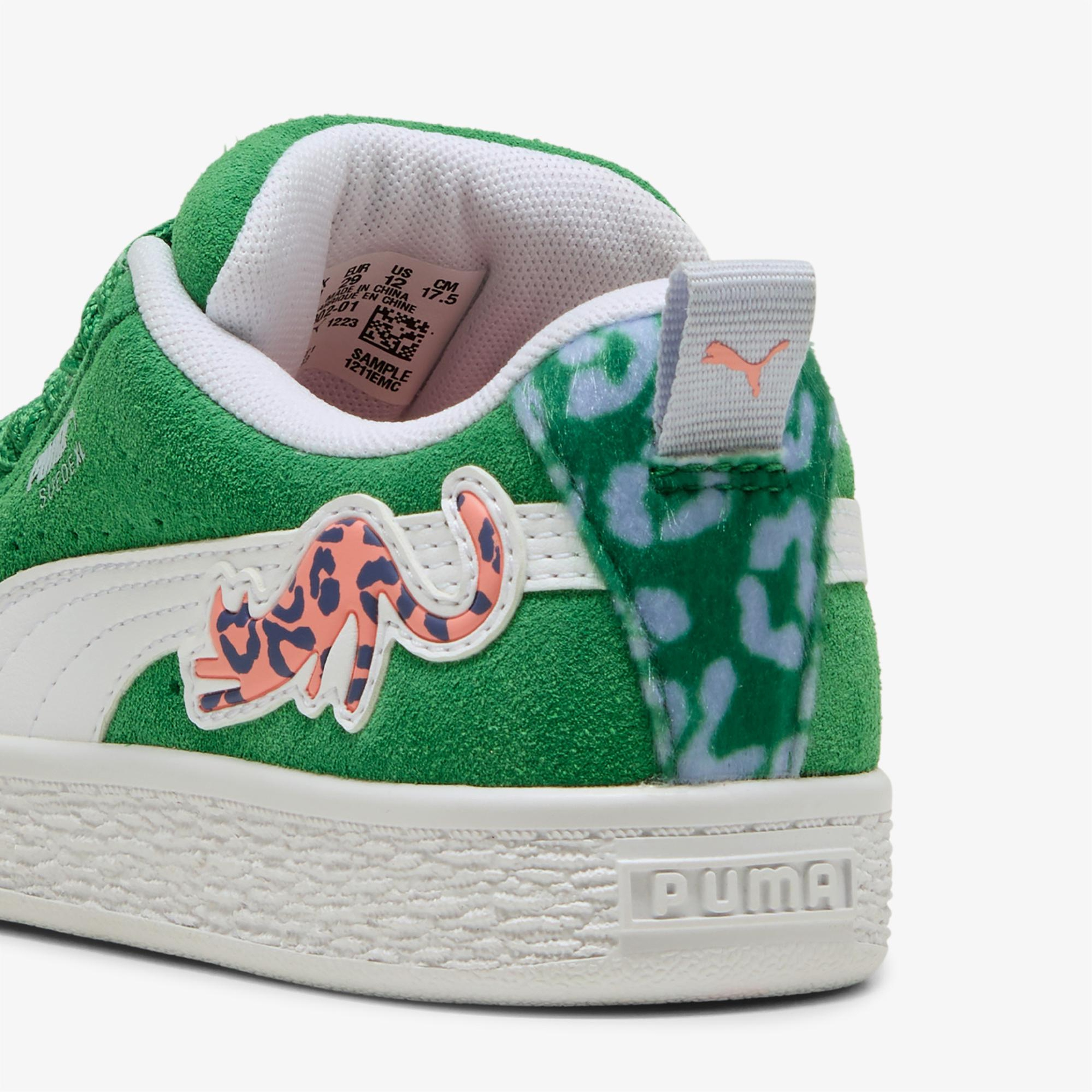 Puma Suede Xl Cats Club Ps Çocuk Yeşil Spor Ayakkabı