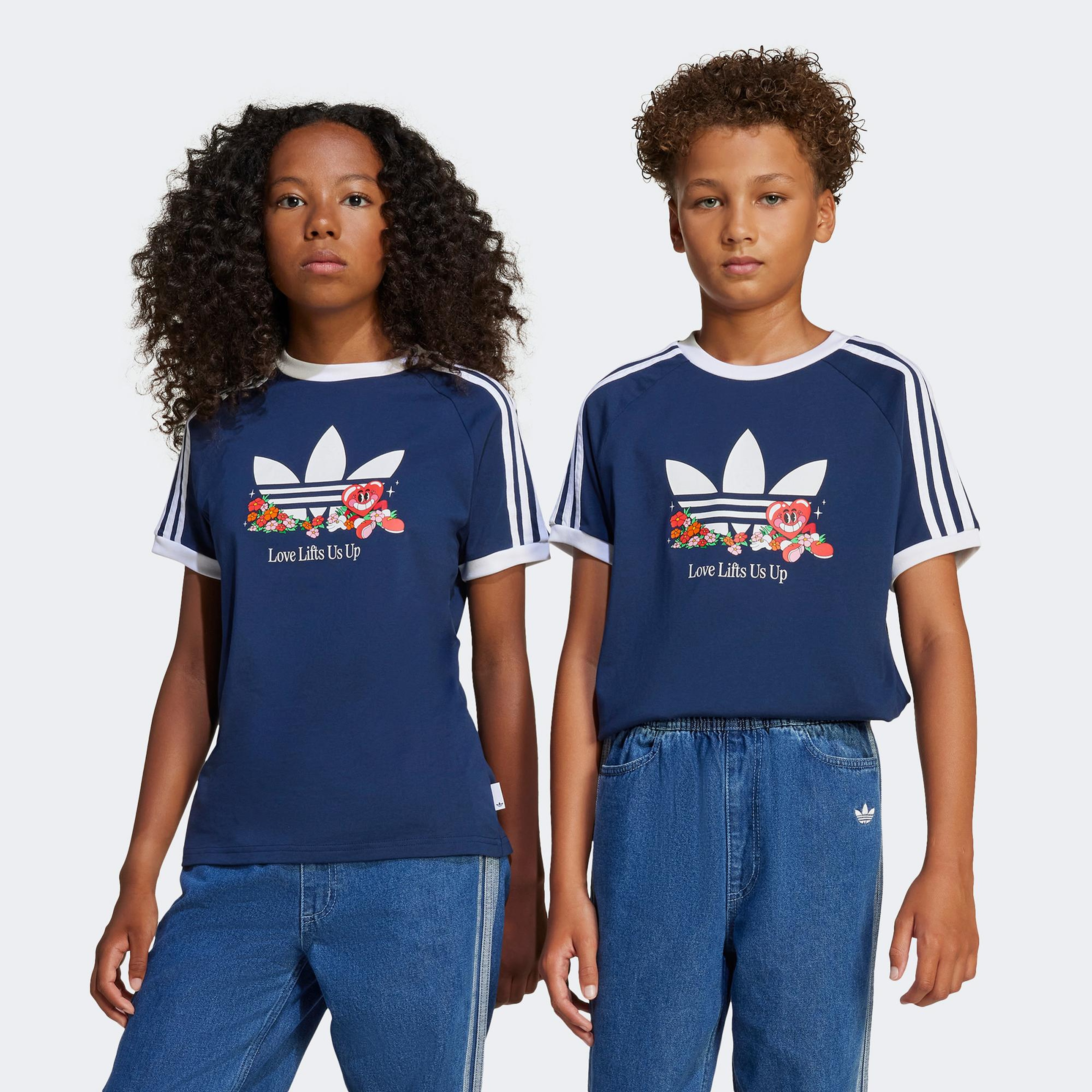 adidas Originals Loose Çocuk Mavi T-Shirt