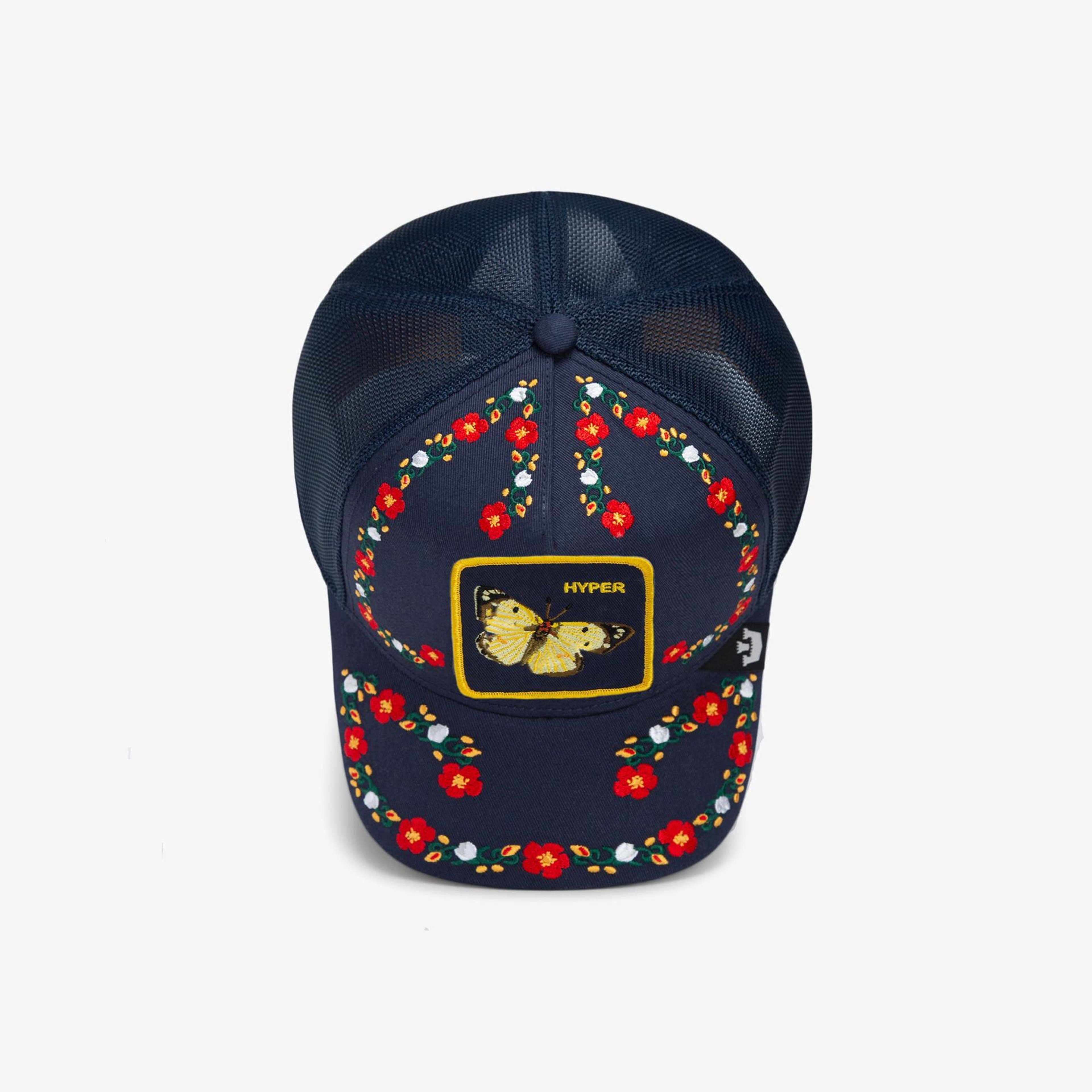 Goorin Bros Hyper Floral Unisex Lacivert Şapka