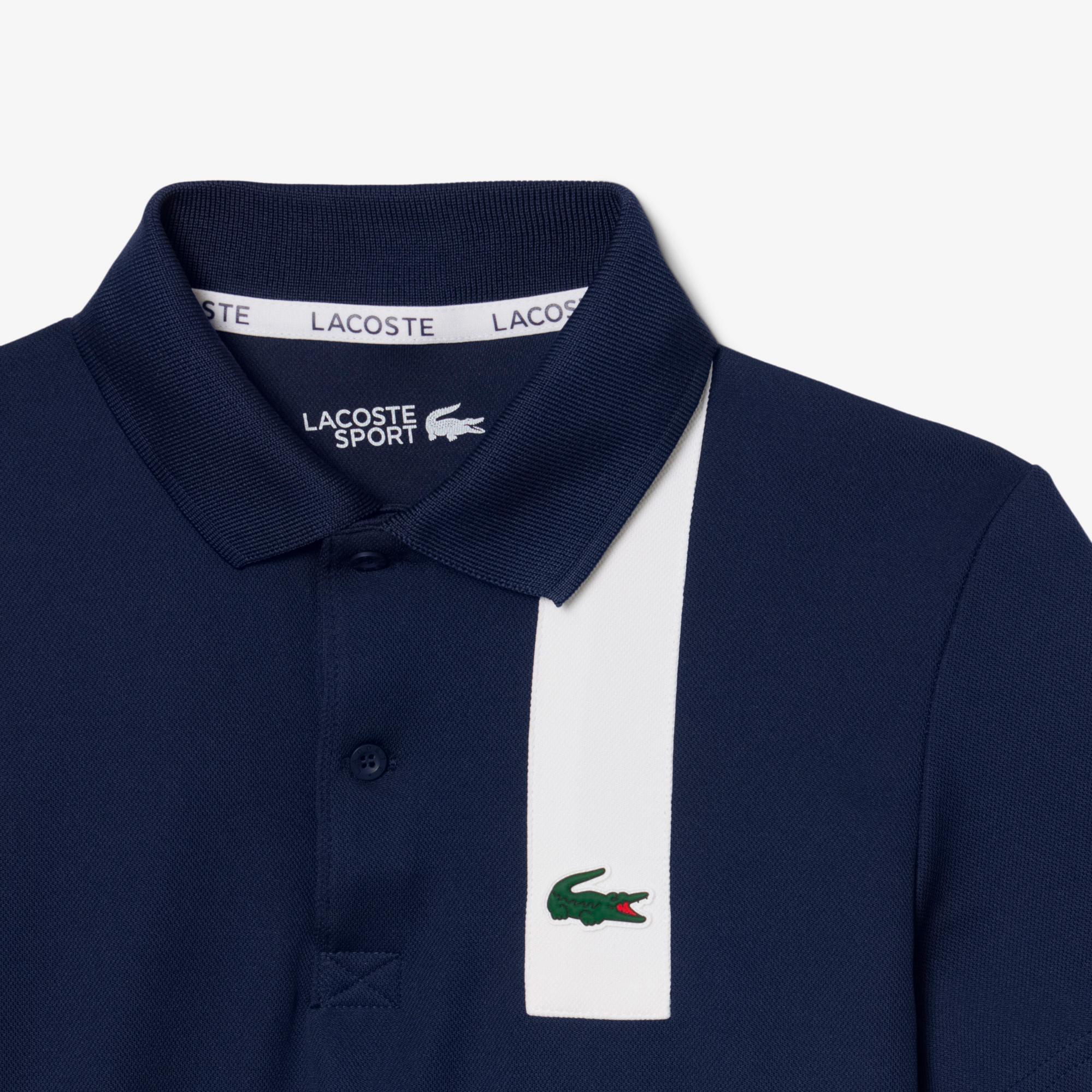 Lacoste SPORT Çocuk Baskılı Lacivert Polo