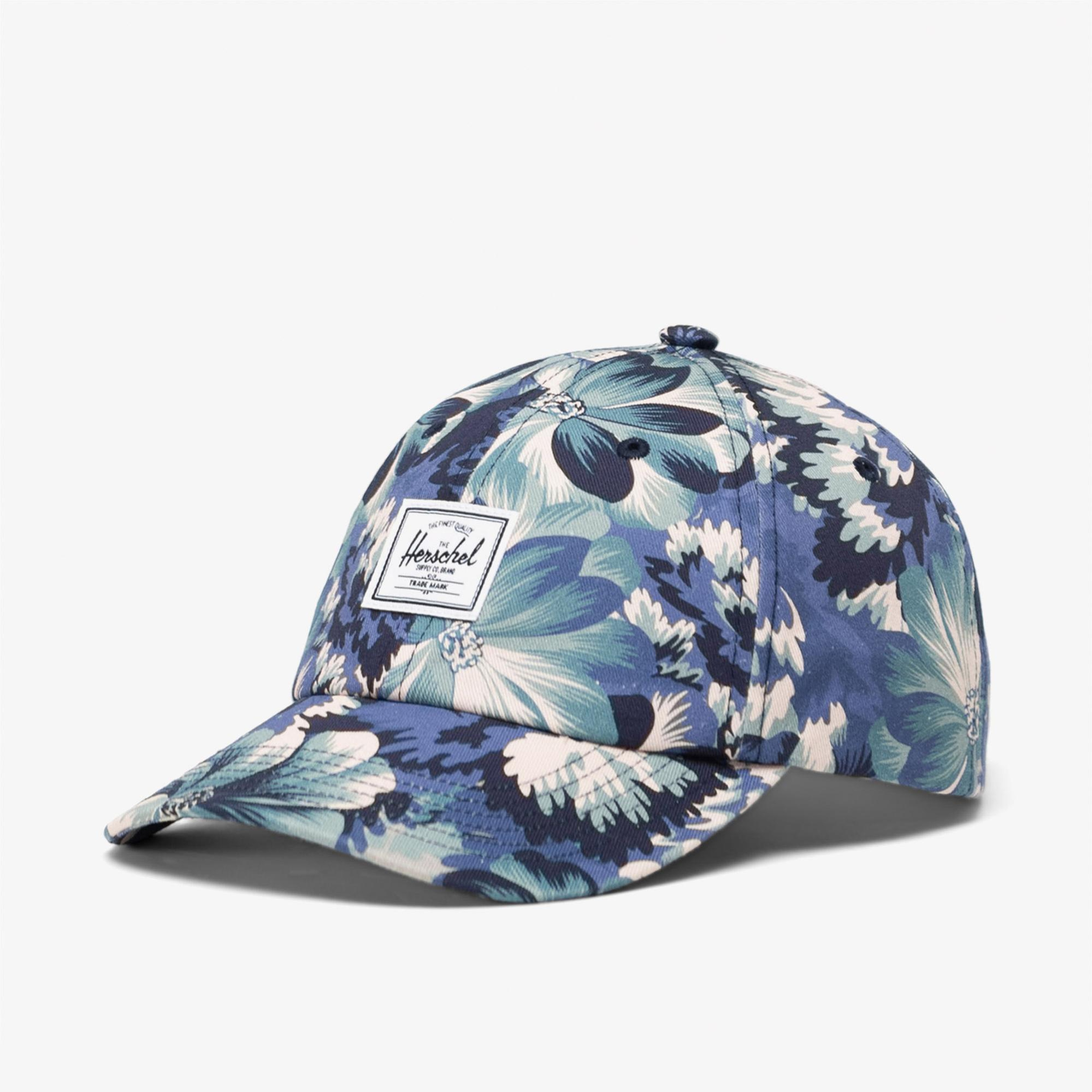 Herschel Sylas Classic Floral Unisex Mavi Şapka