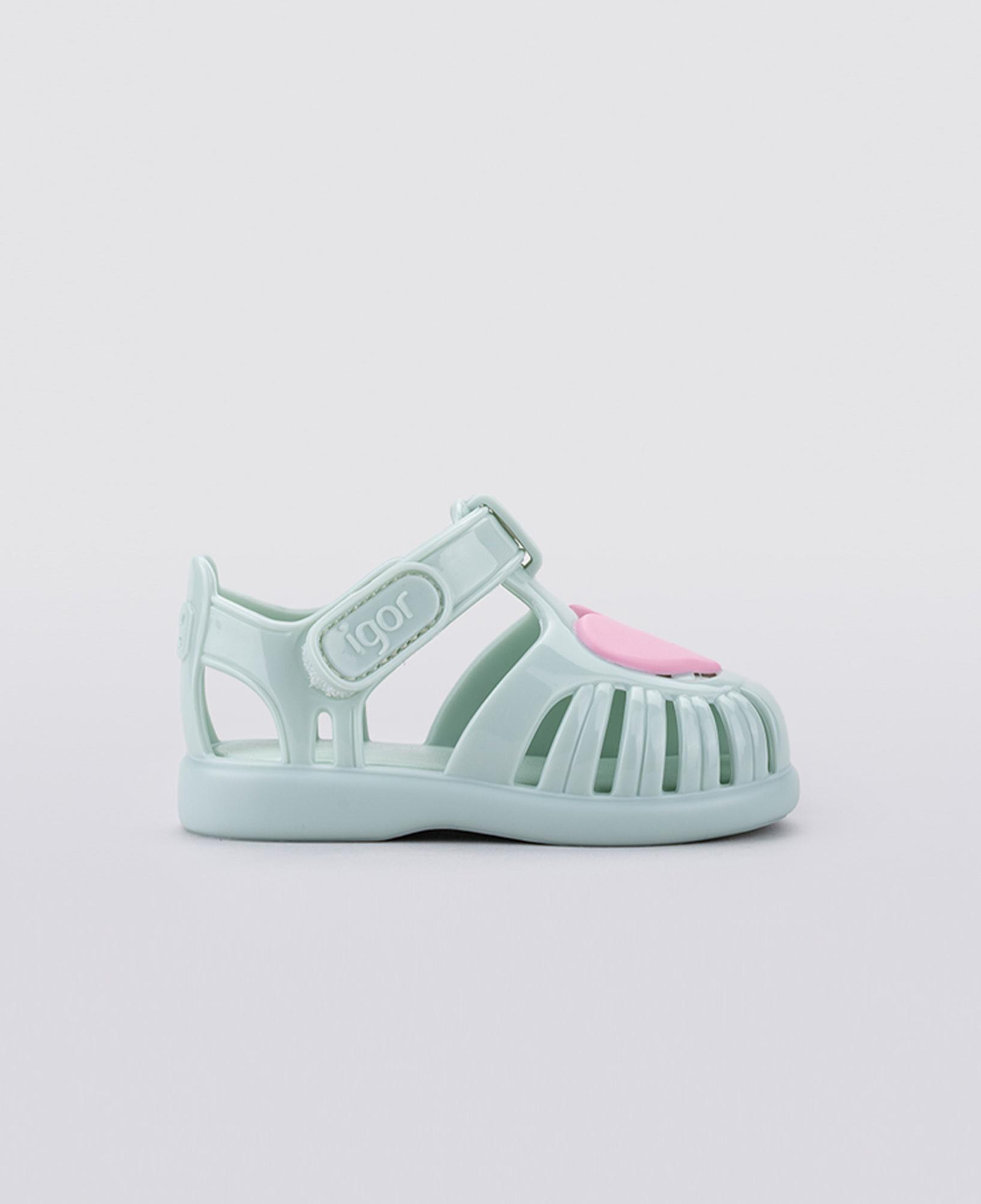 Igor Tobby Gloss Love Bebek Yeşil Sandalet