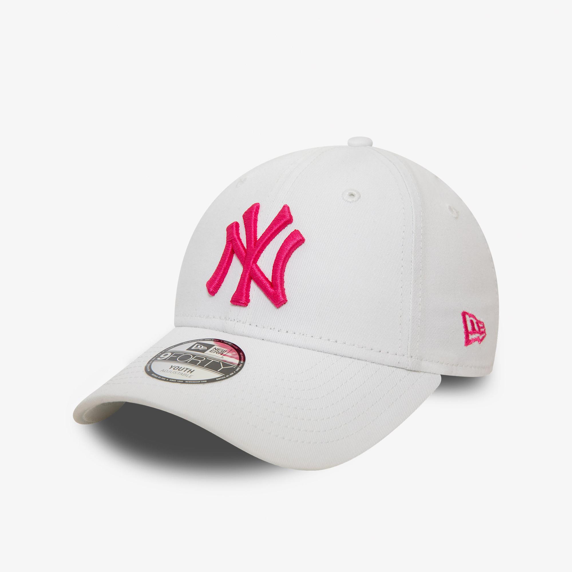New Era 9Forty New York Yankees Çocuk Beyaz Şort