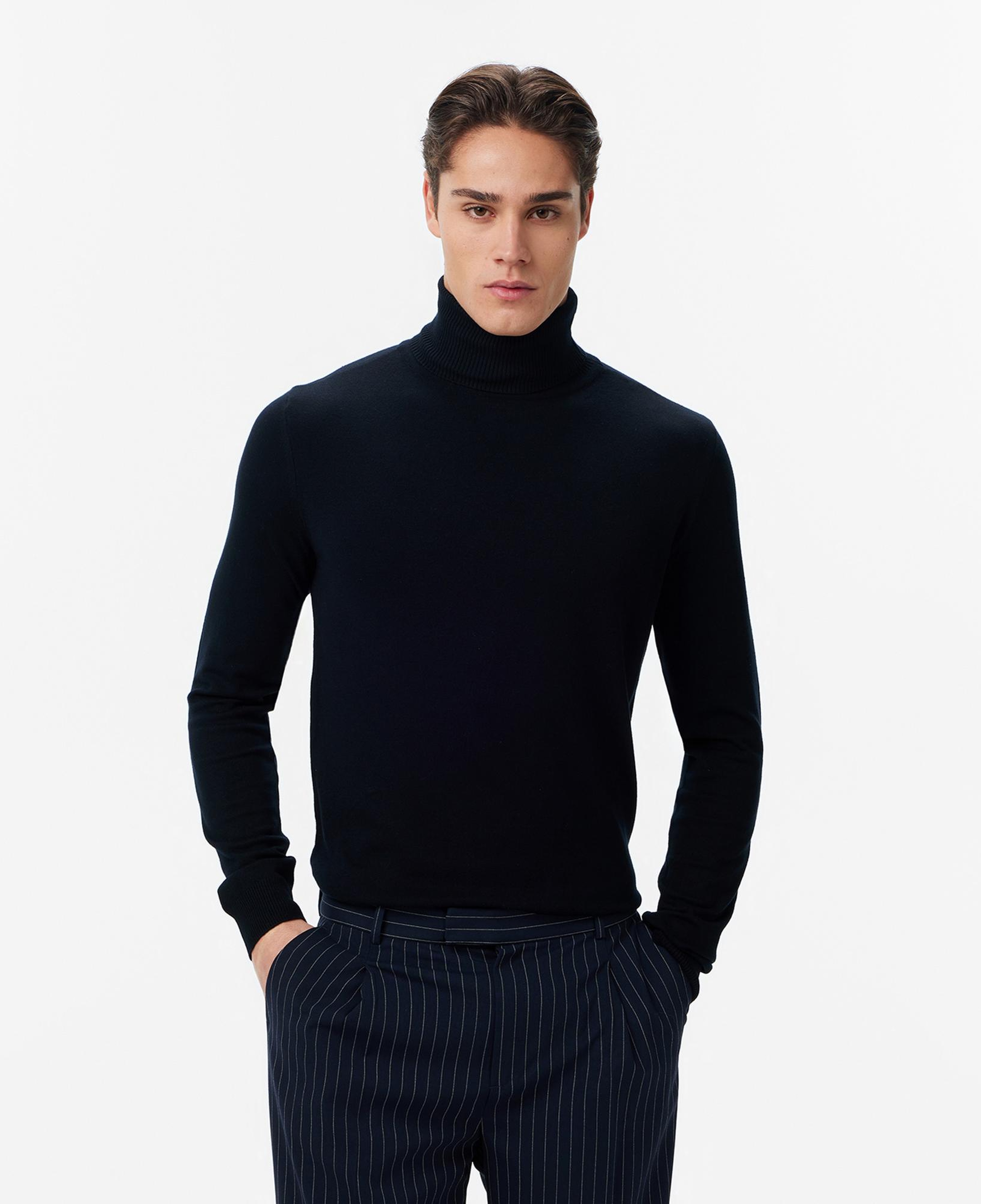 Les Benjamins Classic Fit Erkek Lacivert Triko