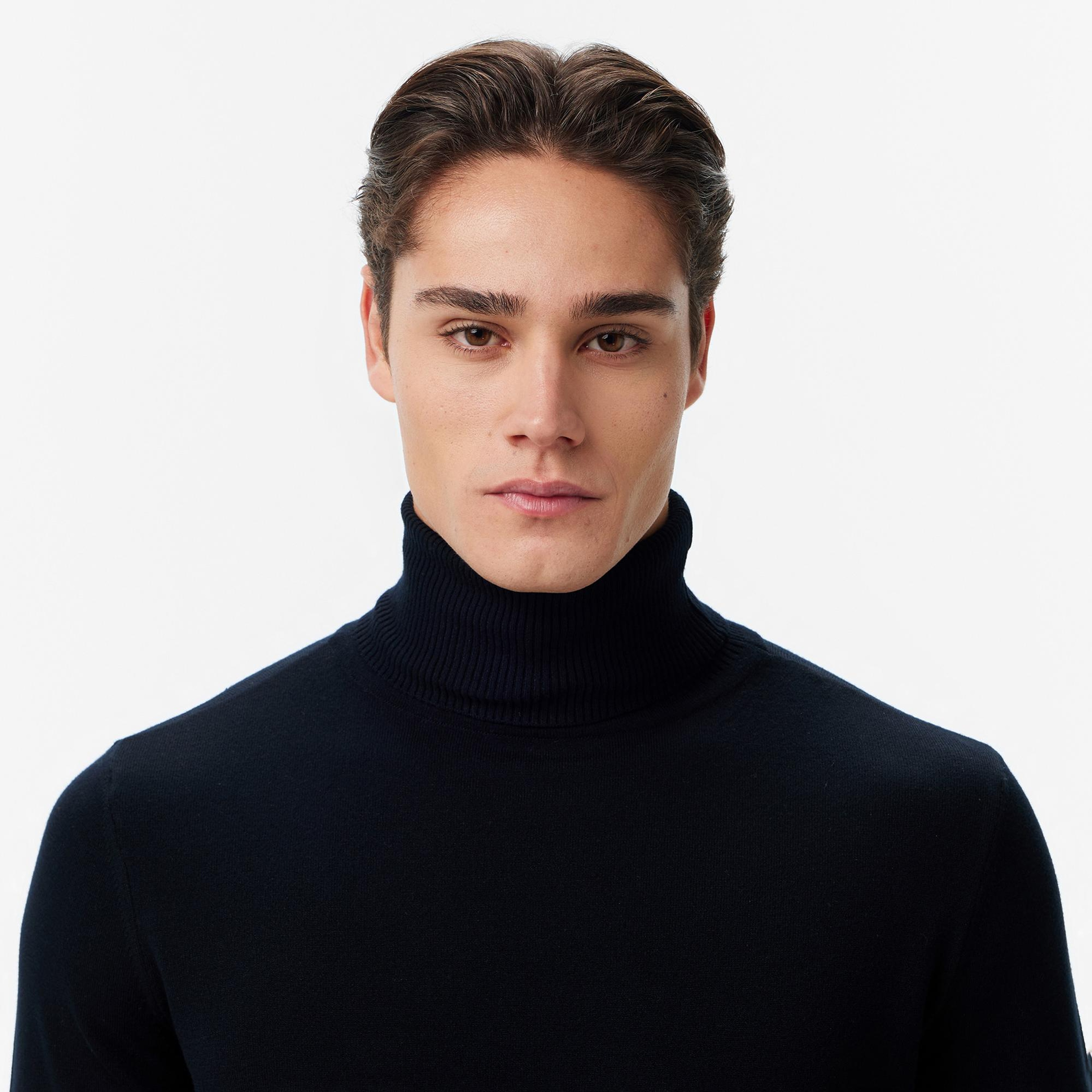 Les Benjamins Classic Fit Erkek Lacivert Triko