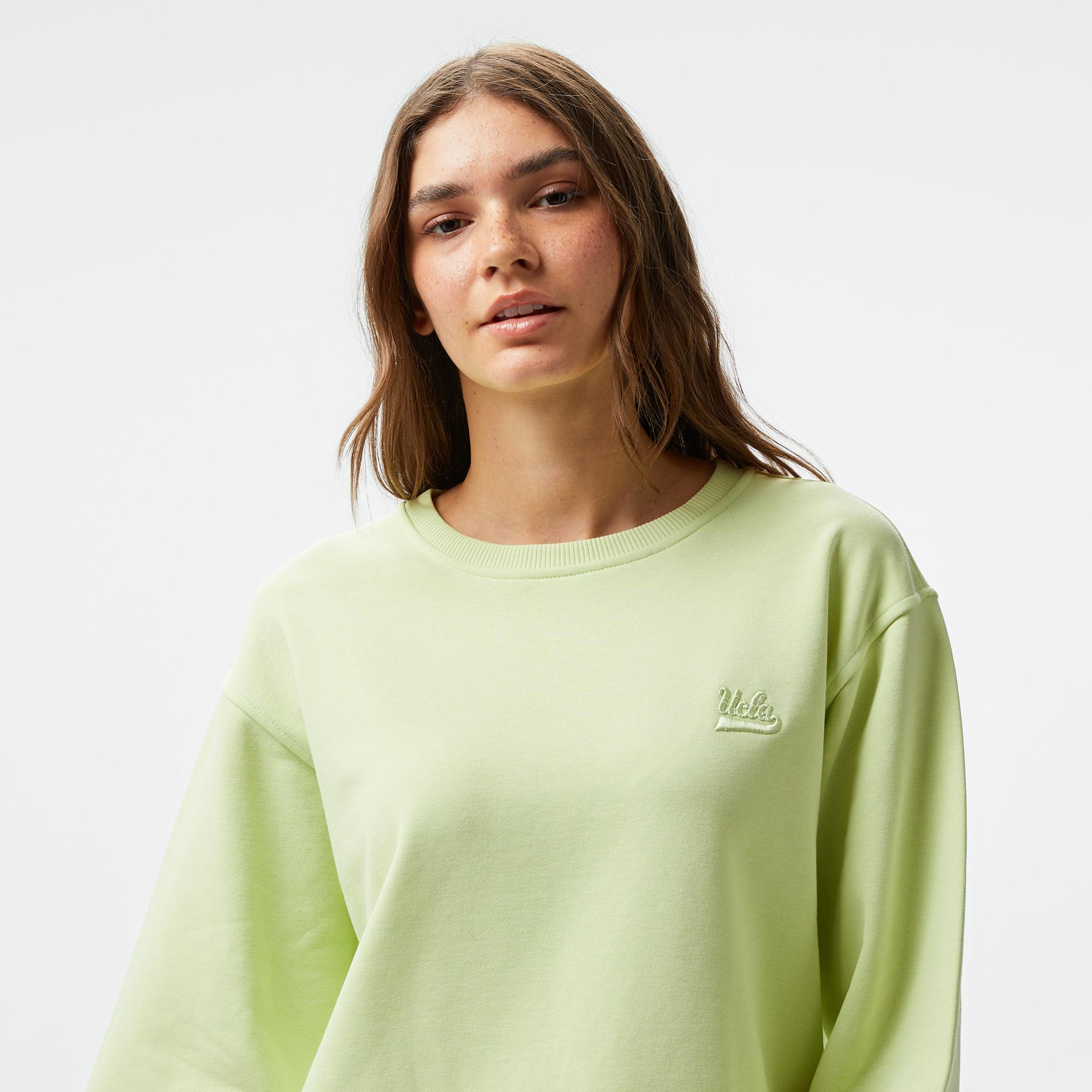 Ucla Sunniva Kadın Yeşil Sweatshirt