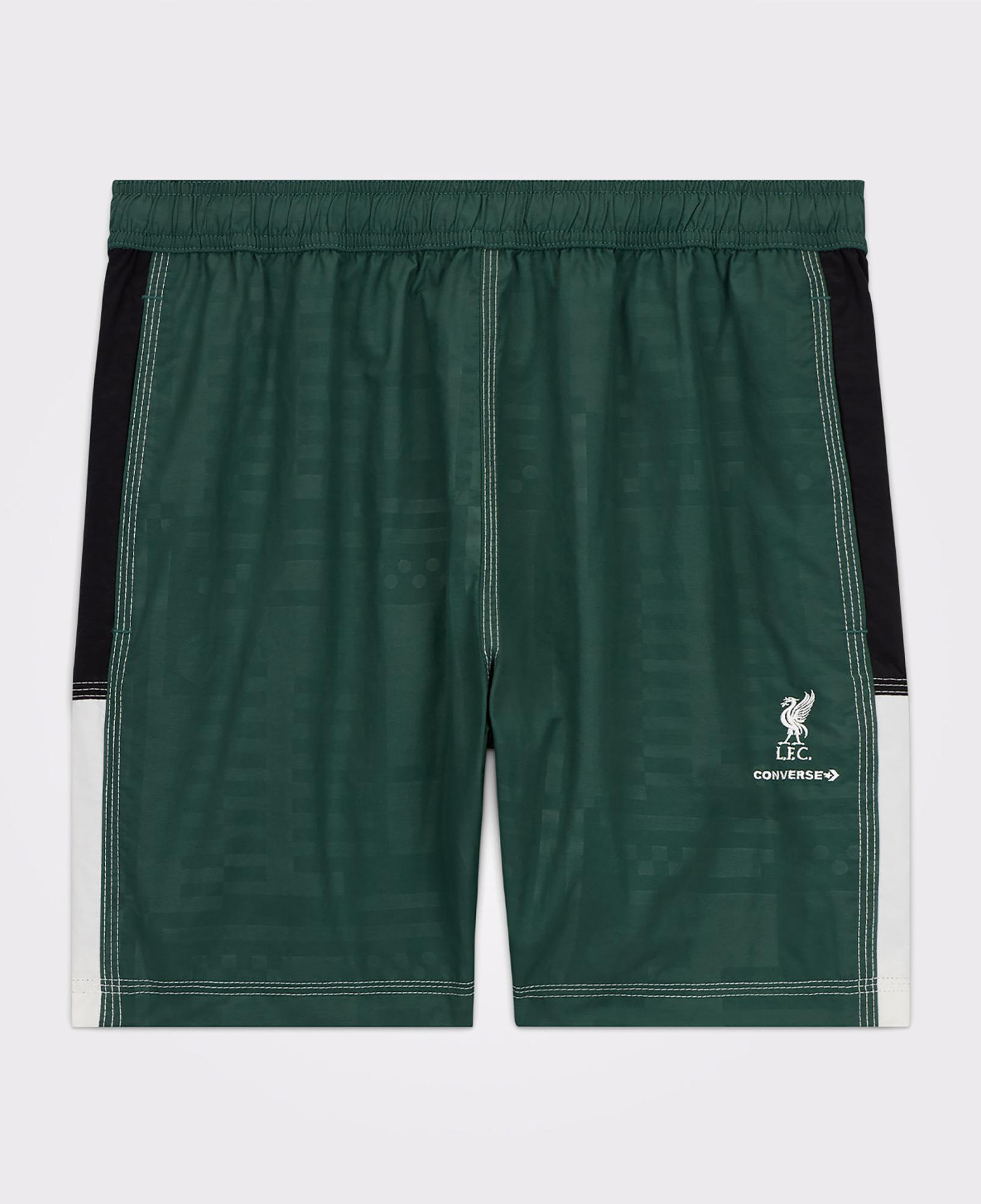 Converse x LFC Desenli Unisex Yeşil Şort