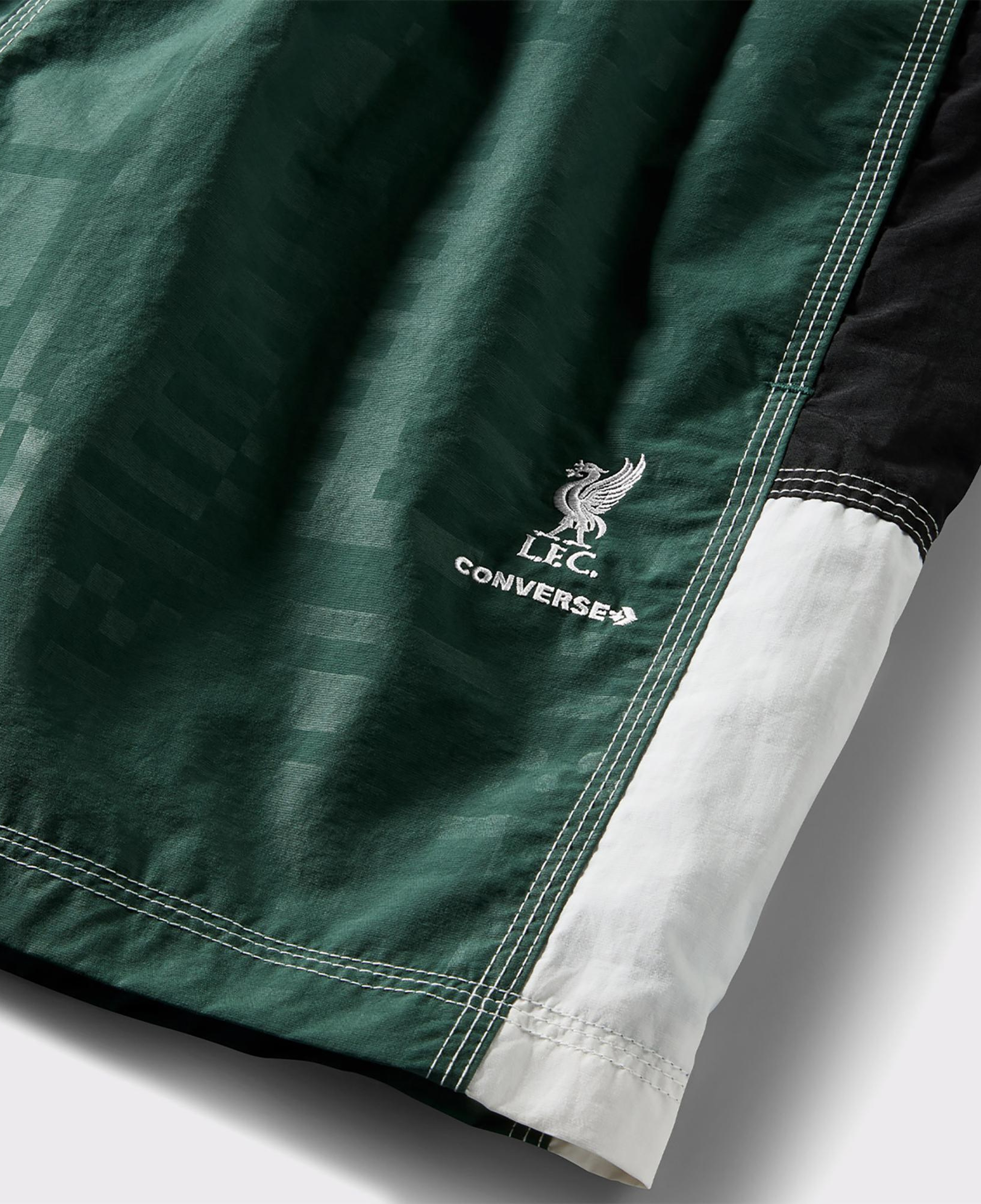 Converse x LFC Desenli Unisex Yeşil Şort