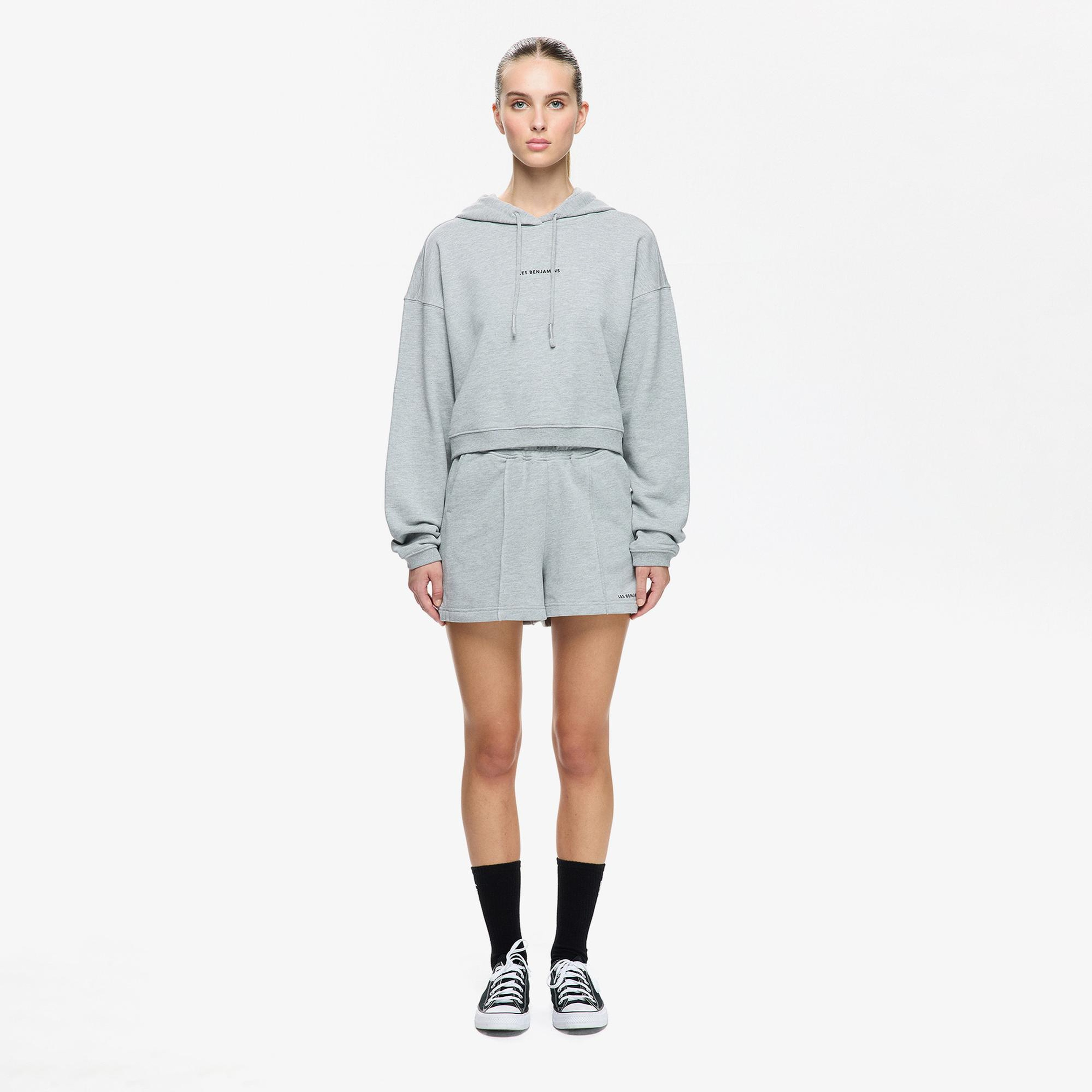 Les Benjamins Kadın Gri Sweatshirt