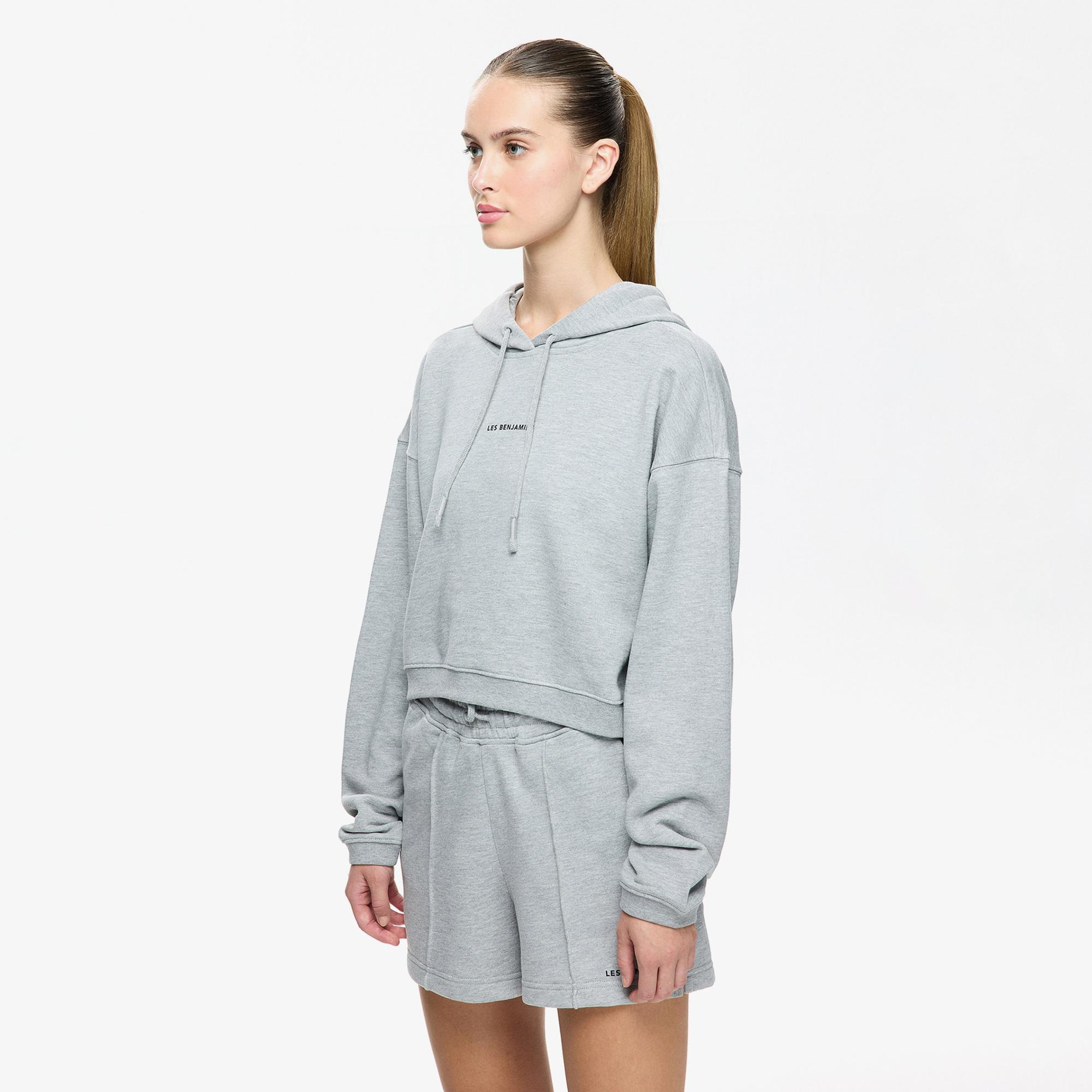 Les Benjamins Kadın Gri Sweatshirt