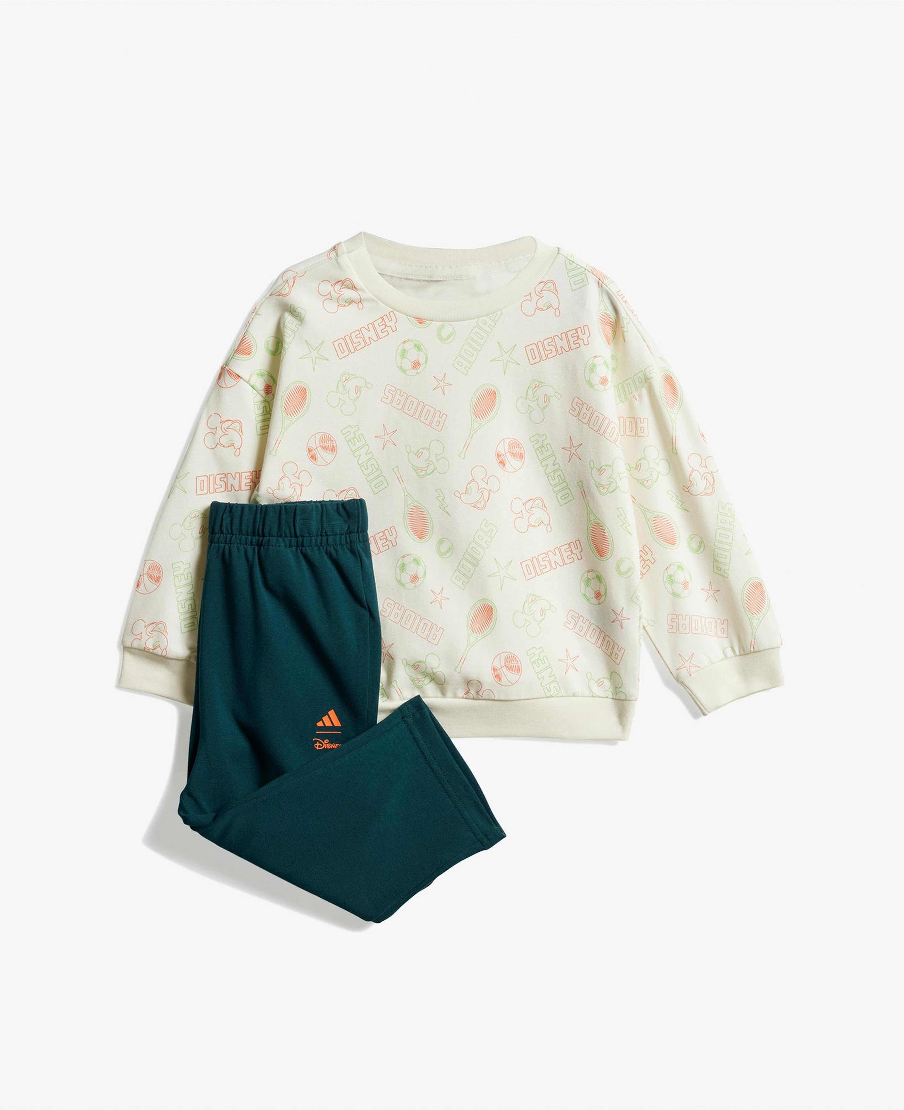 adidas Disney Mickey Mouse Bebek Beyaz Eşofman Takımı