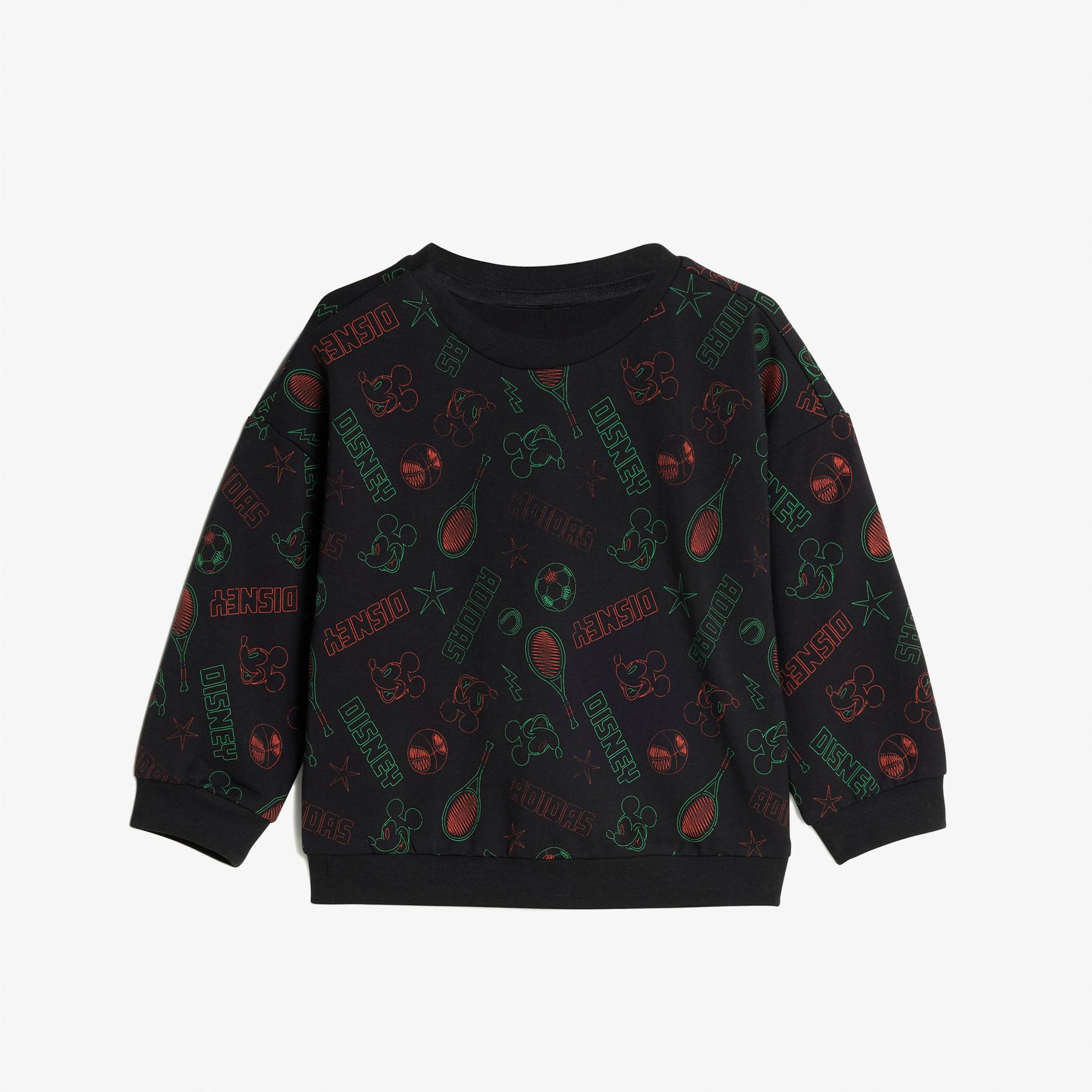 adidas Disney Mickey Mouse Bebek Siyah Eşofman Takımı