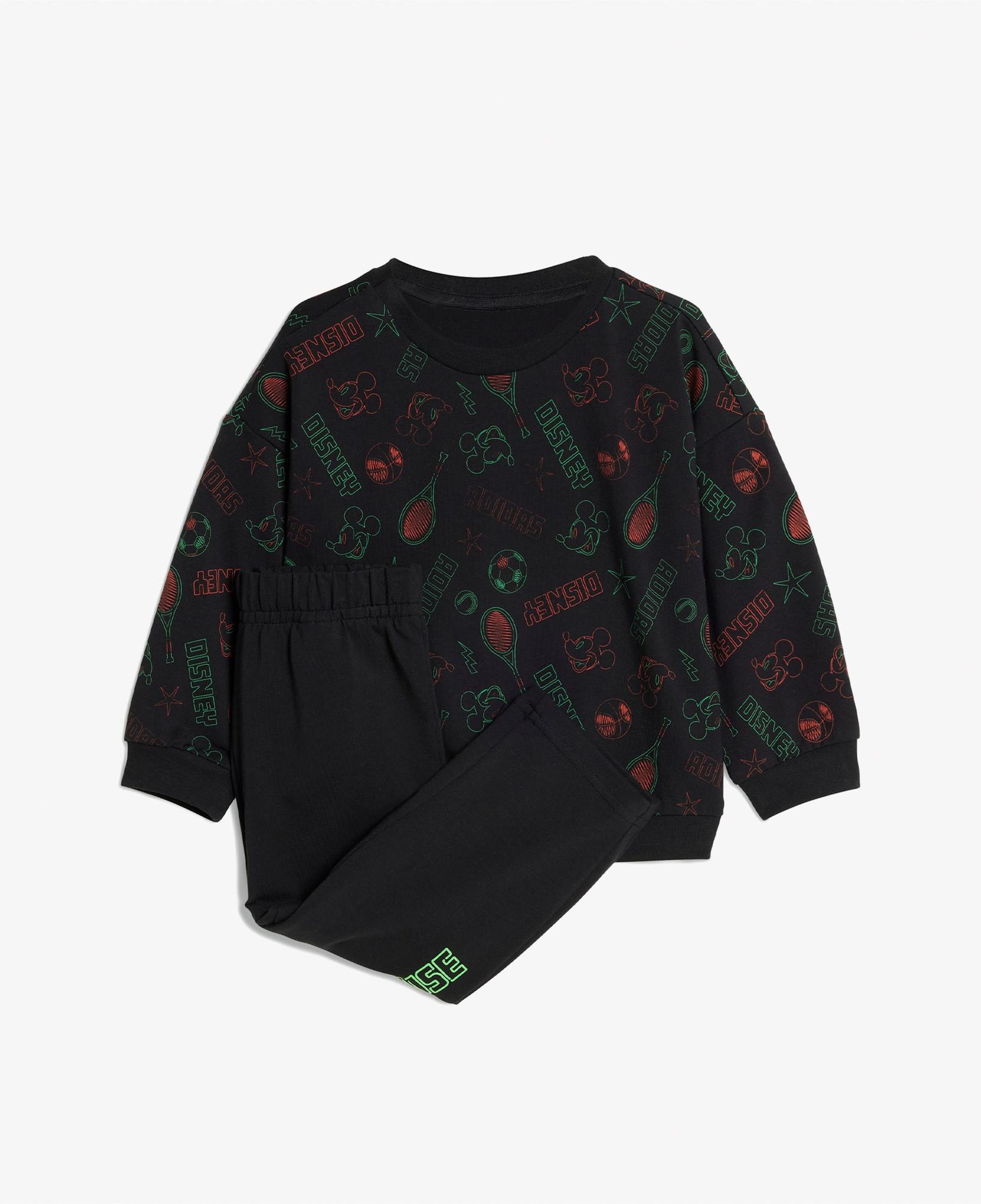 adidas Disney Mickey Mouse Bebek Siyah Eşofman Takımı