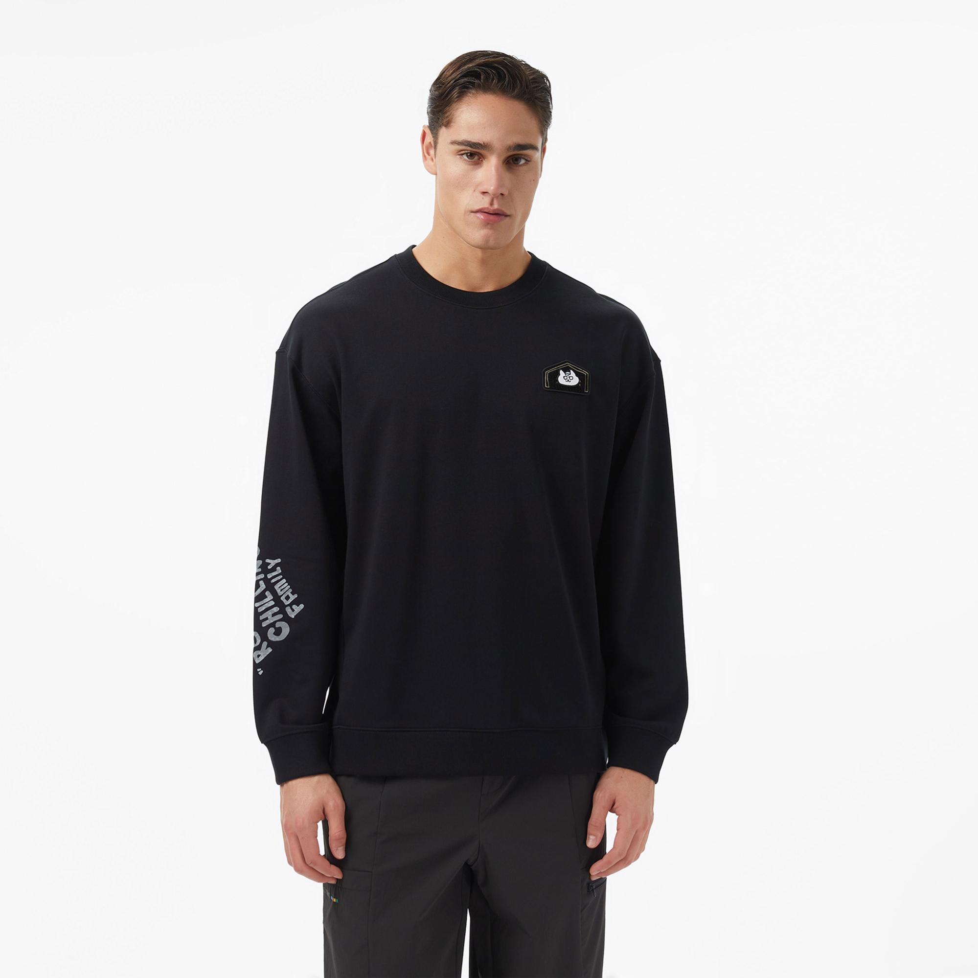 Anta Skaters Family Erkek Siyah Sweatshirt