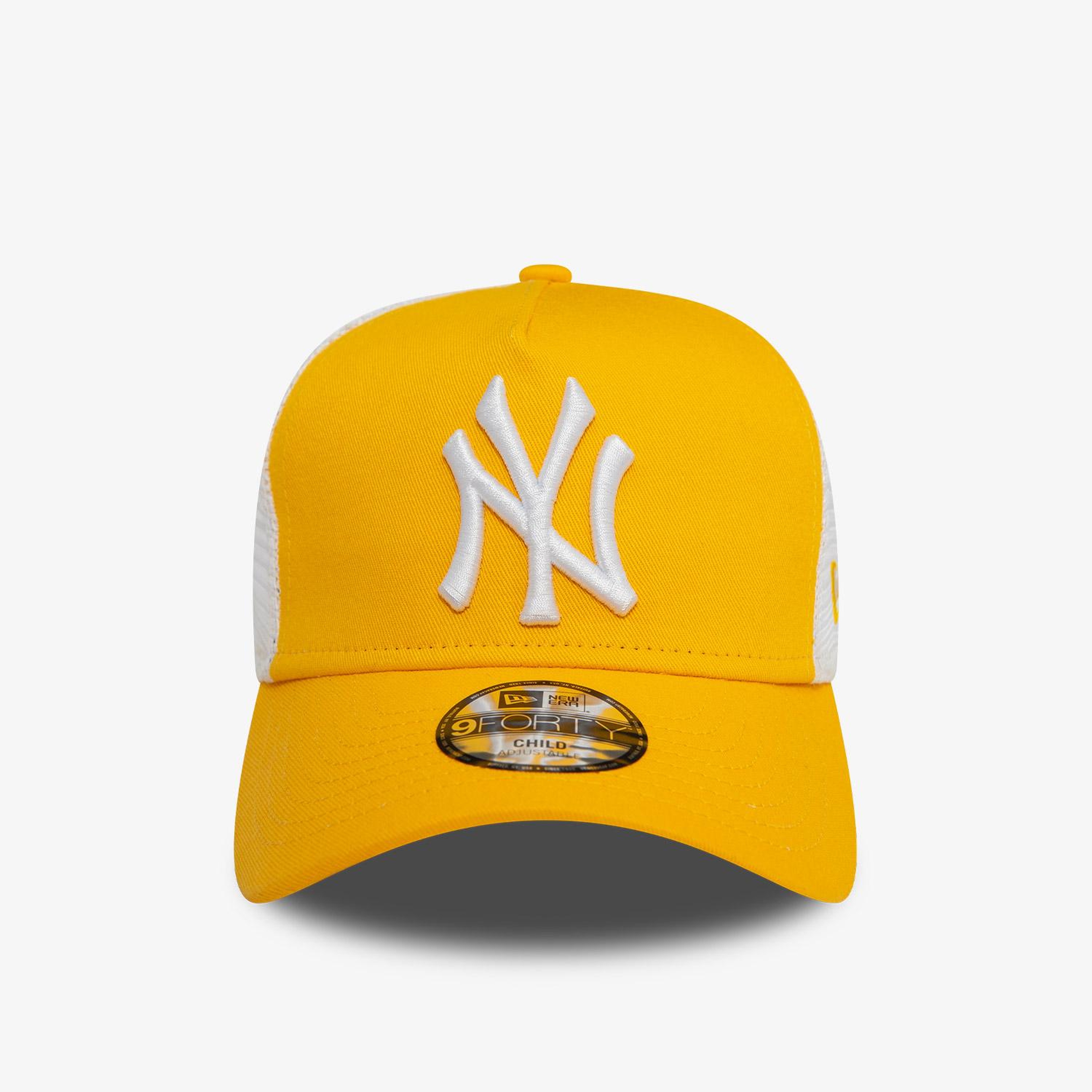 New Era New York Yankees Team Outline 9FORTY Çocuk Sarı Şapka