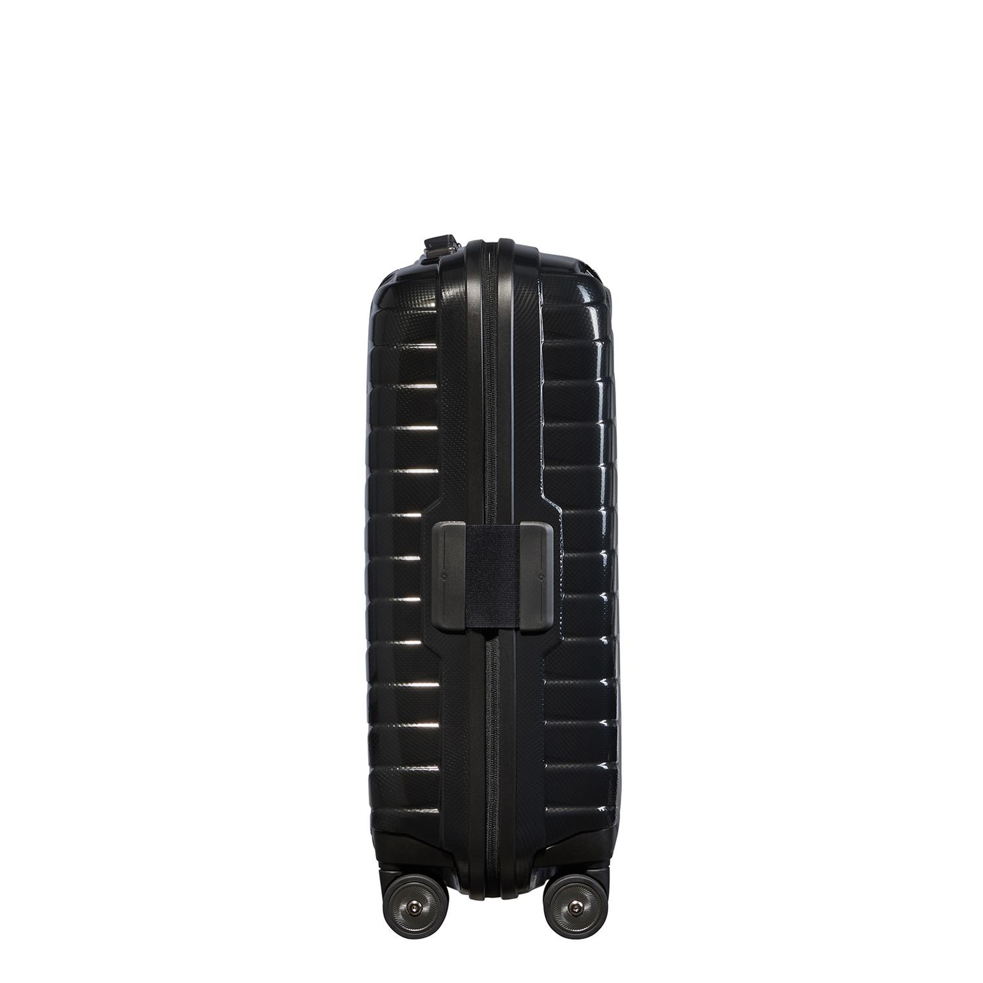 Samsonite Siyah Proxis - Spinner 4 Tekerlekli Körüklü Kabin Boy Valiz 55cm