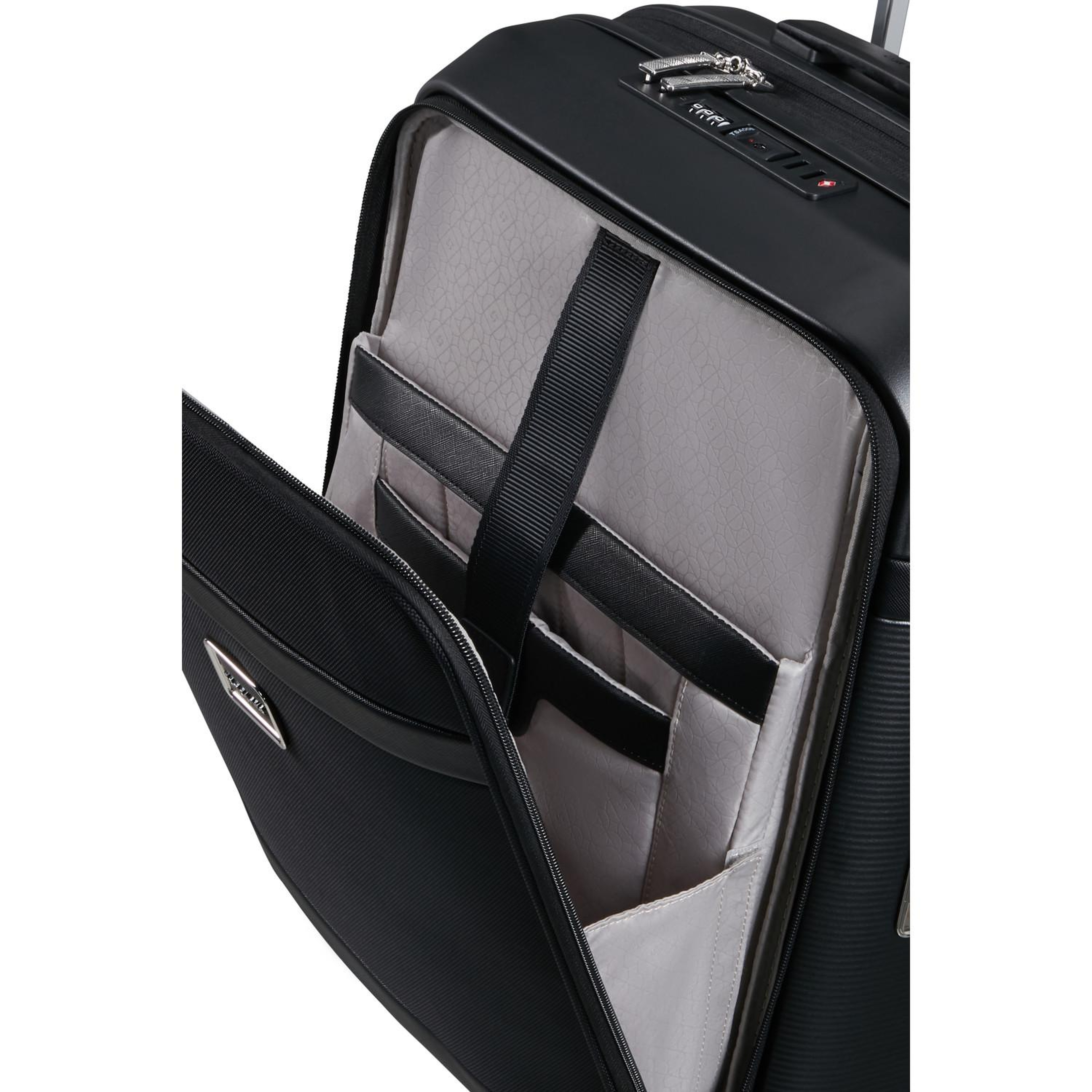 Samsonite Siyah Image Spinner Körüklü - 55/20 Kabin Boy Valiz