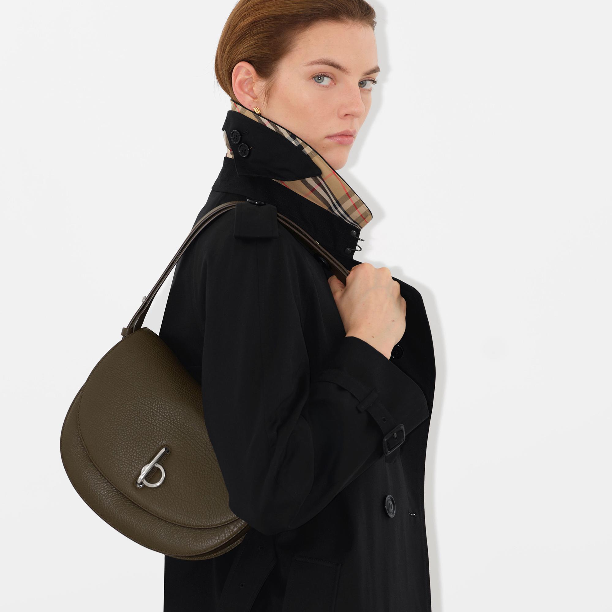 Burberry Long Waterloo Heritage Kadın Siyah Trençkot