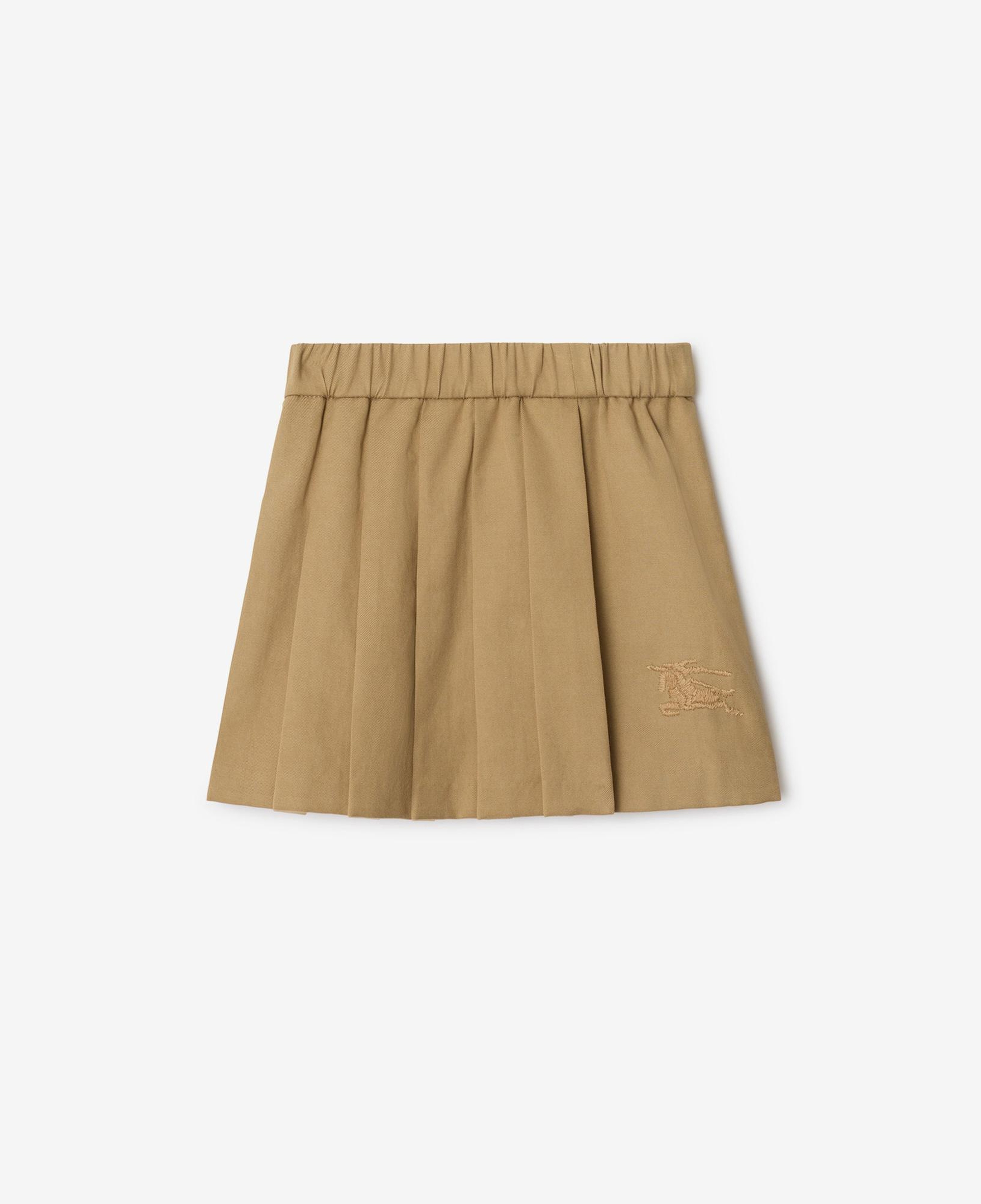 Burberry Ada Pleated Cotton Blend Çocuk Bej Etek