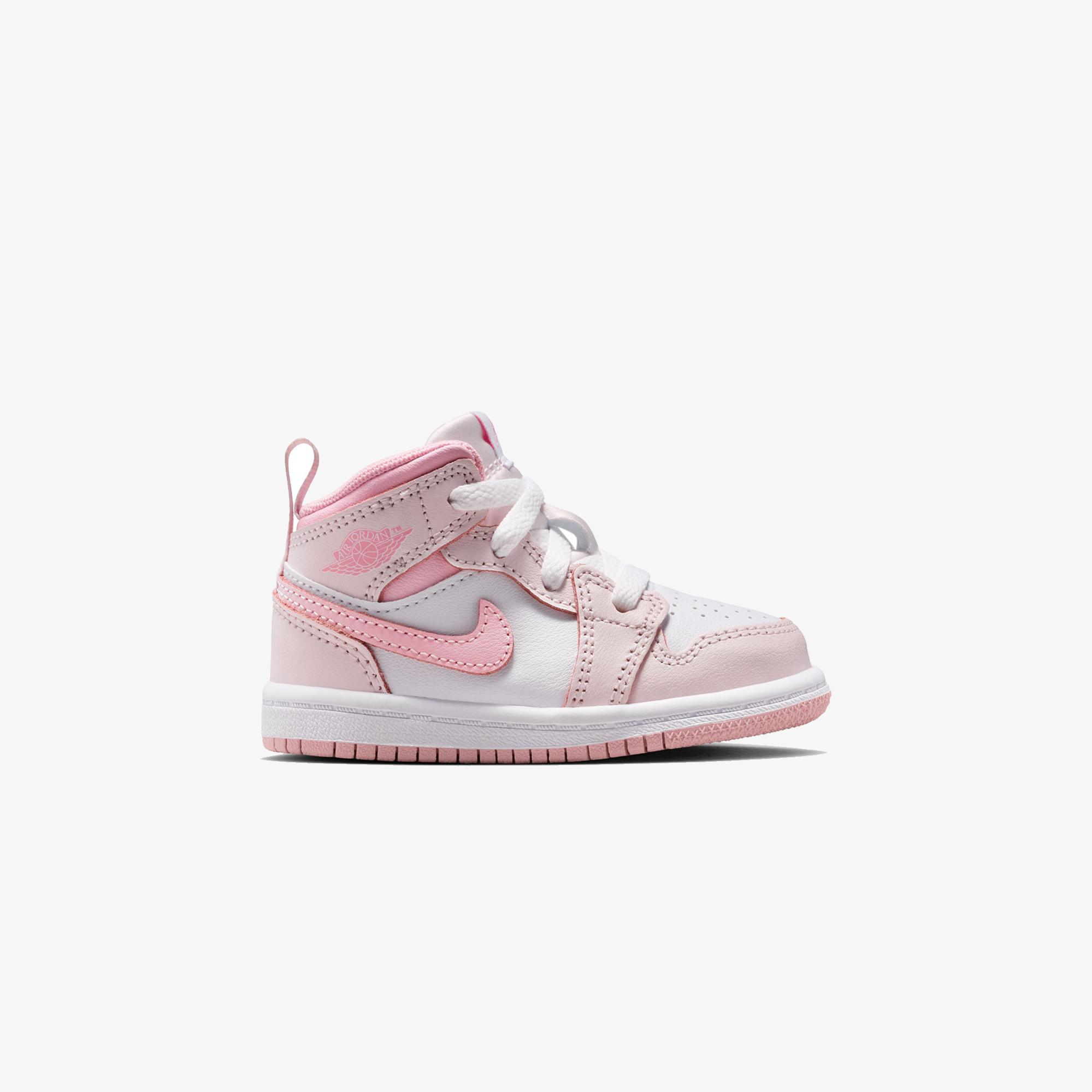 Jordan 1 Mid Çocuk Pembe Spor Ayakkabı