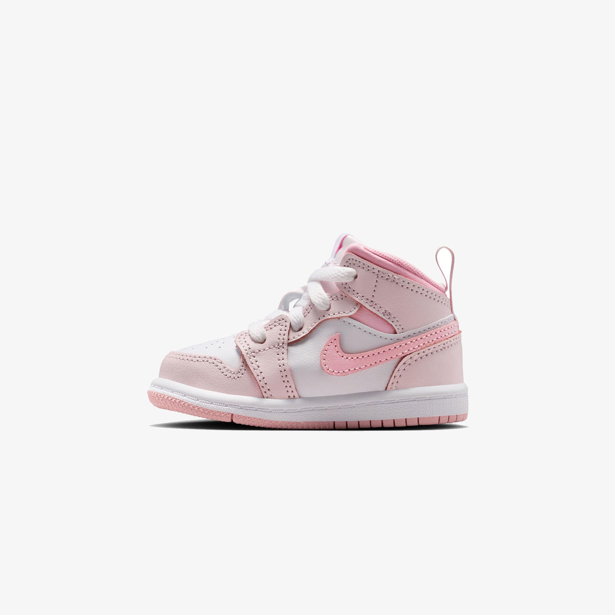 Jordan 1 Mid Çocuk Pembe Spor Ayakkabı