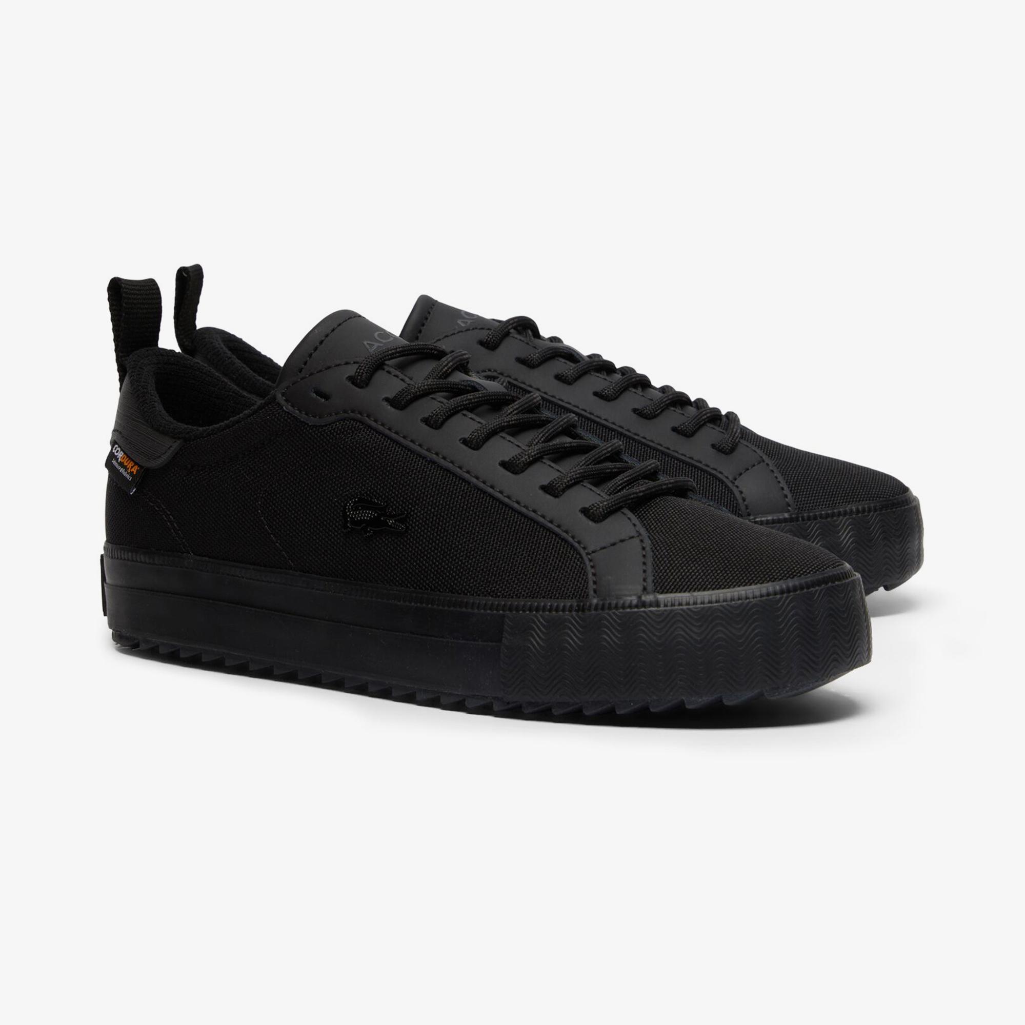 Lacoste Powercourt Winter Kadın Siyah/Siyah Sneaker